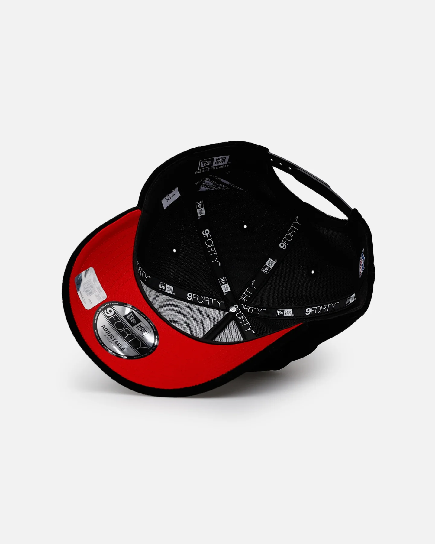 New Era Philadelphia Eagles 'Spider Web' 9FORTY A-Frame Snapback Black/Red - Image 7