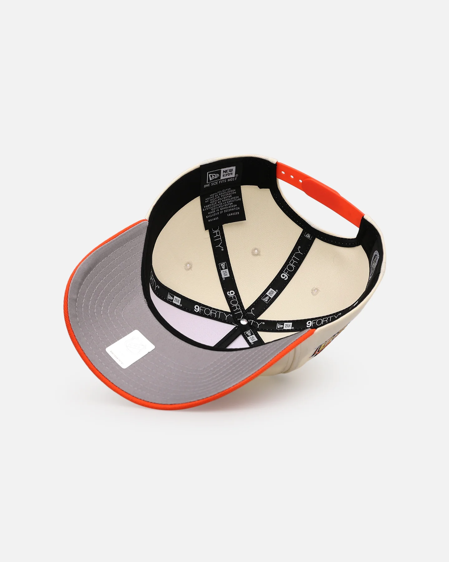 New Era Philadelphia Flyers 'Team Color Visor' 9FORTY A-Frame Snapback Chrome/Official Team Color - Image 6