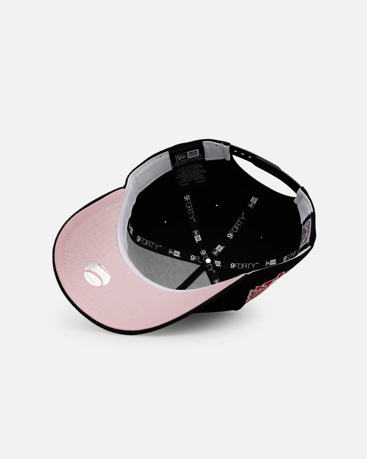 New Era Philadelphia Phillies 'Black And Pink' 9FORTY A-Frame Snapback Black/Pink - Image 6
