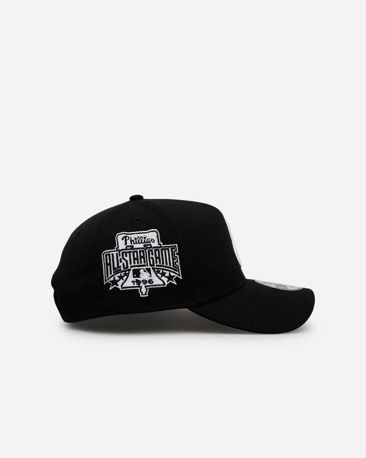 New Era Philadelphia Phillies 'Black White Upside Down Logo' 9FORTY A-Frame Snapback Black/White - Image 3