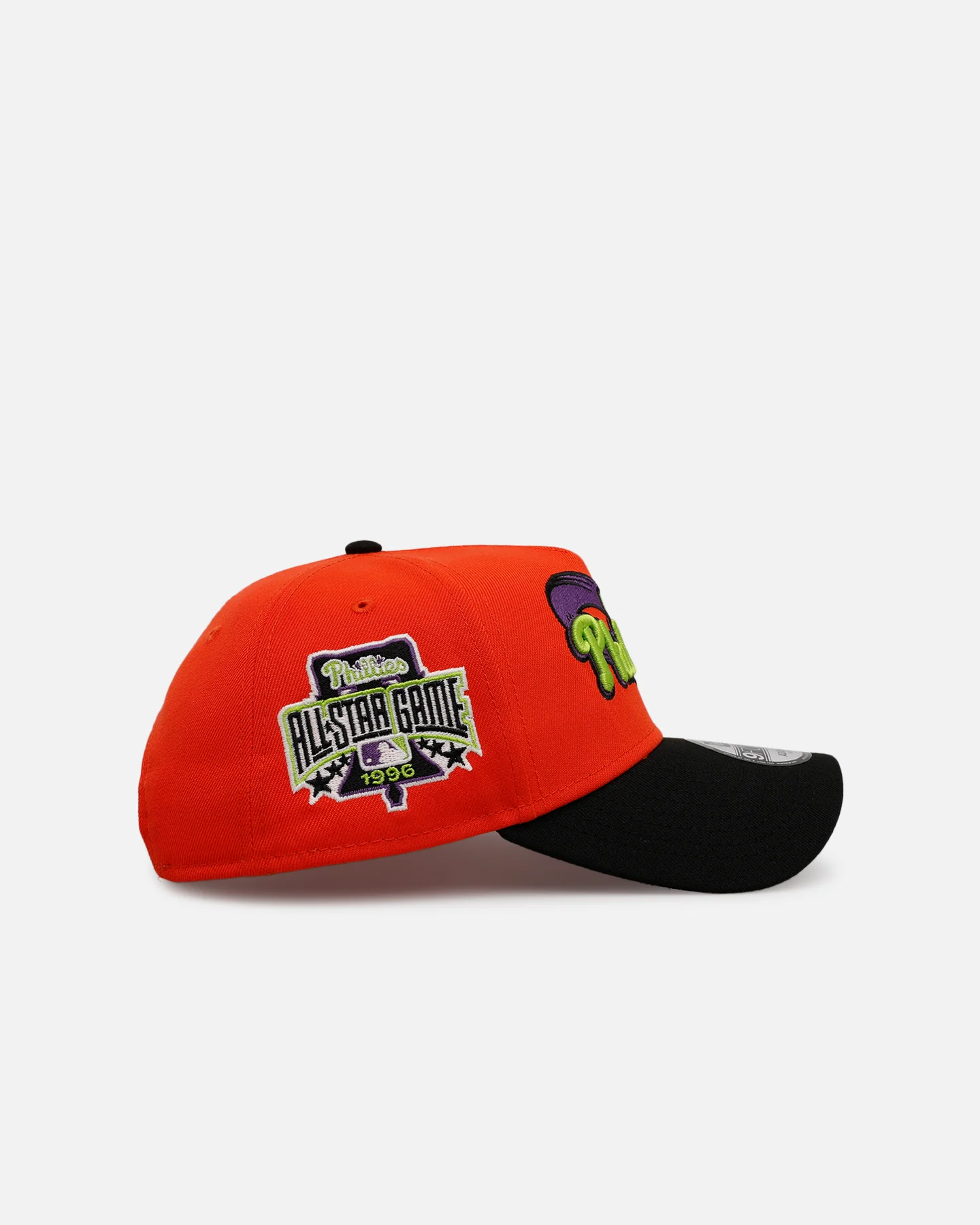 New Era Philadelphia Phillies 'Halloween' 9FORTY A-Frame Snapback Orange/Black - Image 3
