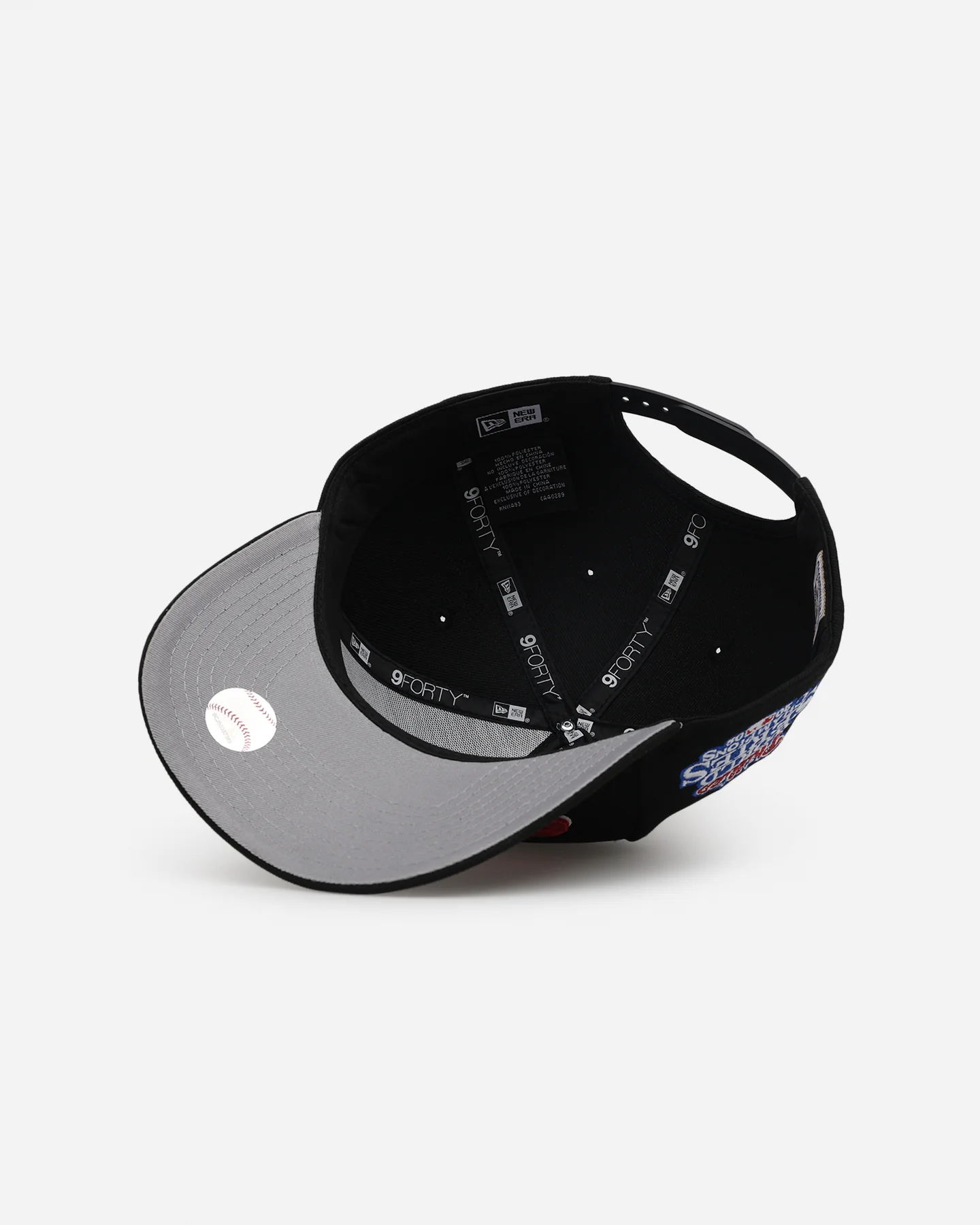 New Era Philadelphia Phillies 'Metallic Wordmark' 9FORTY A-Frame Snapback Black - Image 6
