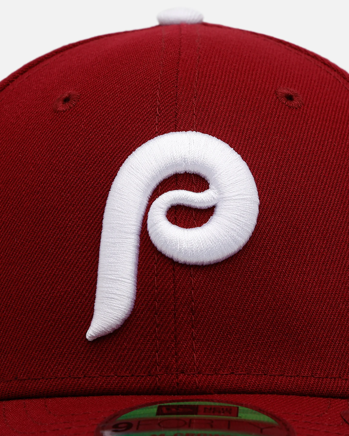 New Era Philadelphia Phillies 'Player Replica' 9FORTY M-Crown Snapback Burgundy - Image 5