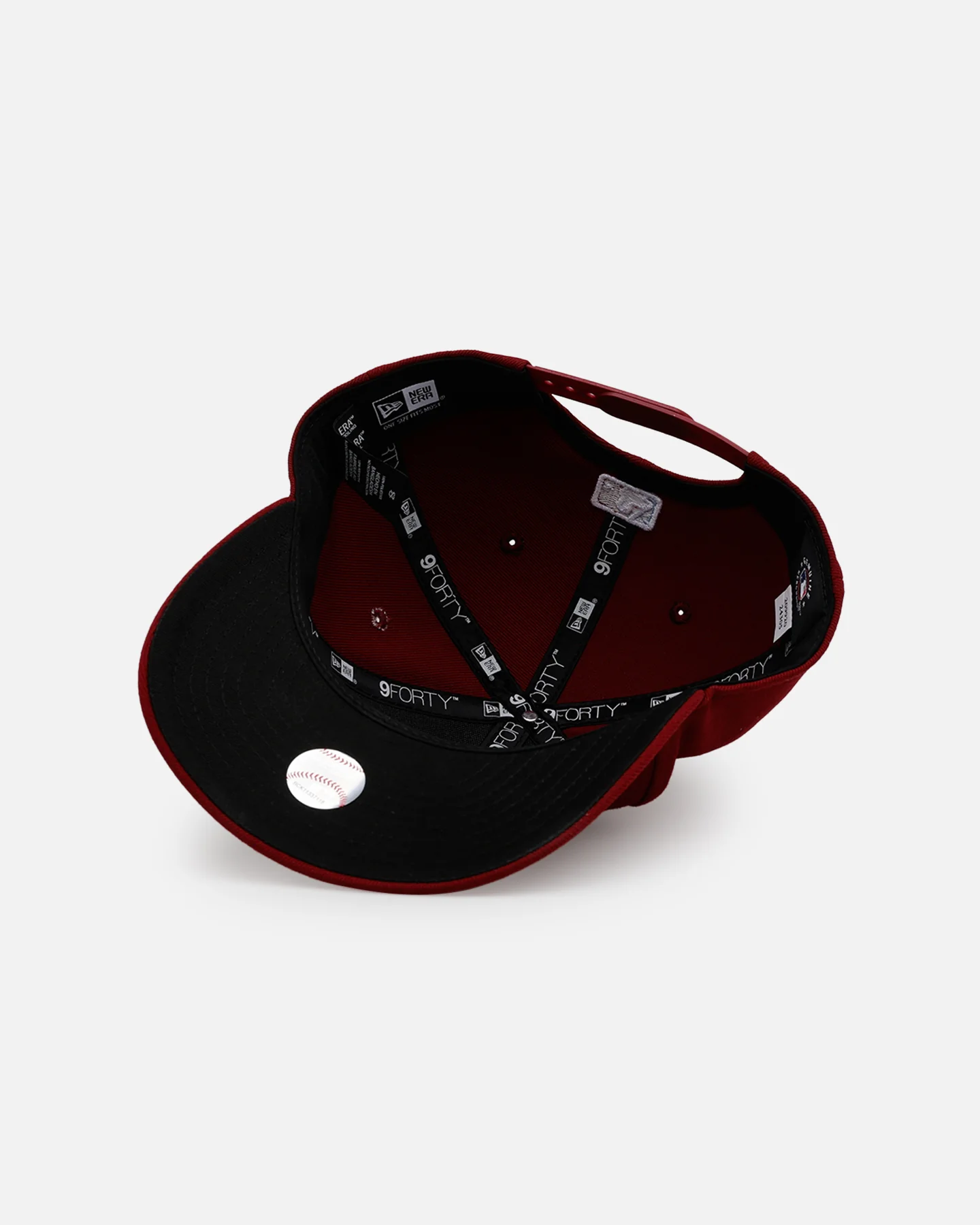 New Era Philadelphia Phillies 'Player Replica' 9FORTY M-Crown Snapback Burgundy - Image 6