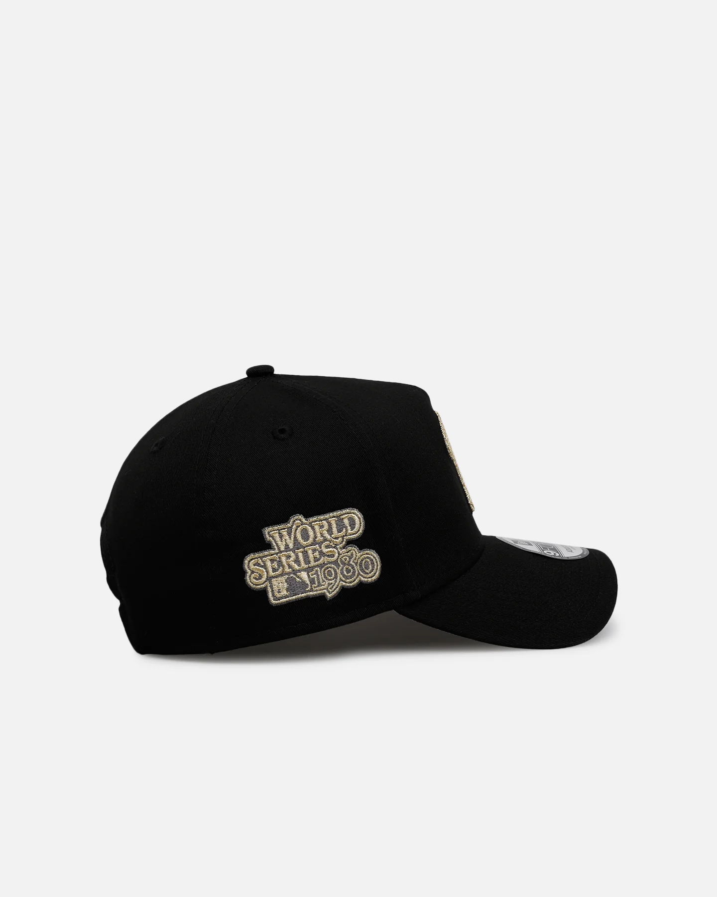New Era Philadelphia Phillies 'Raised Metallic Chainstitch' 9FORTY A-Frame Snapback Black - Image 3
