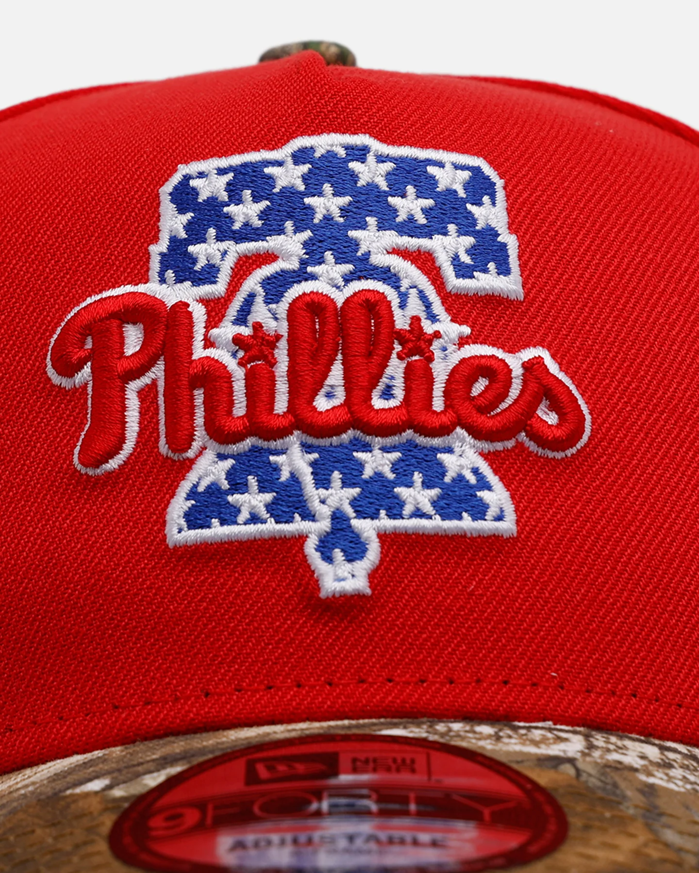 New Era Philadelphia Phillies 'Stars And Stripes' 9FORTY A-Frame Snapback Red - Image 5