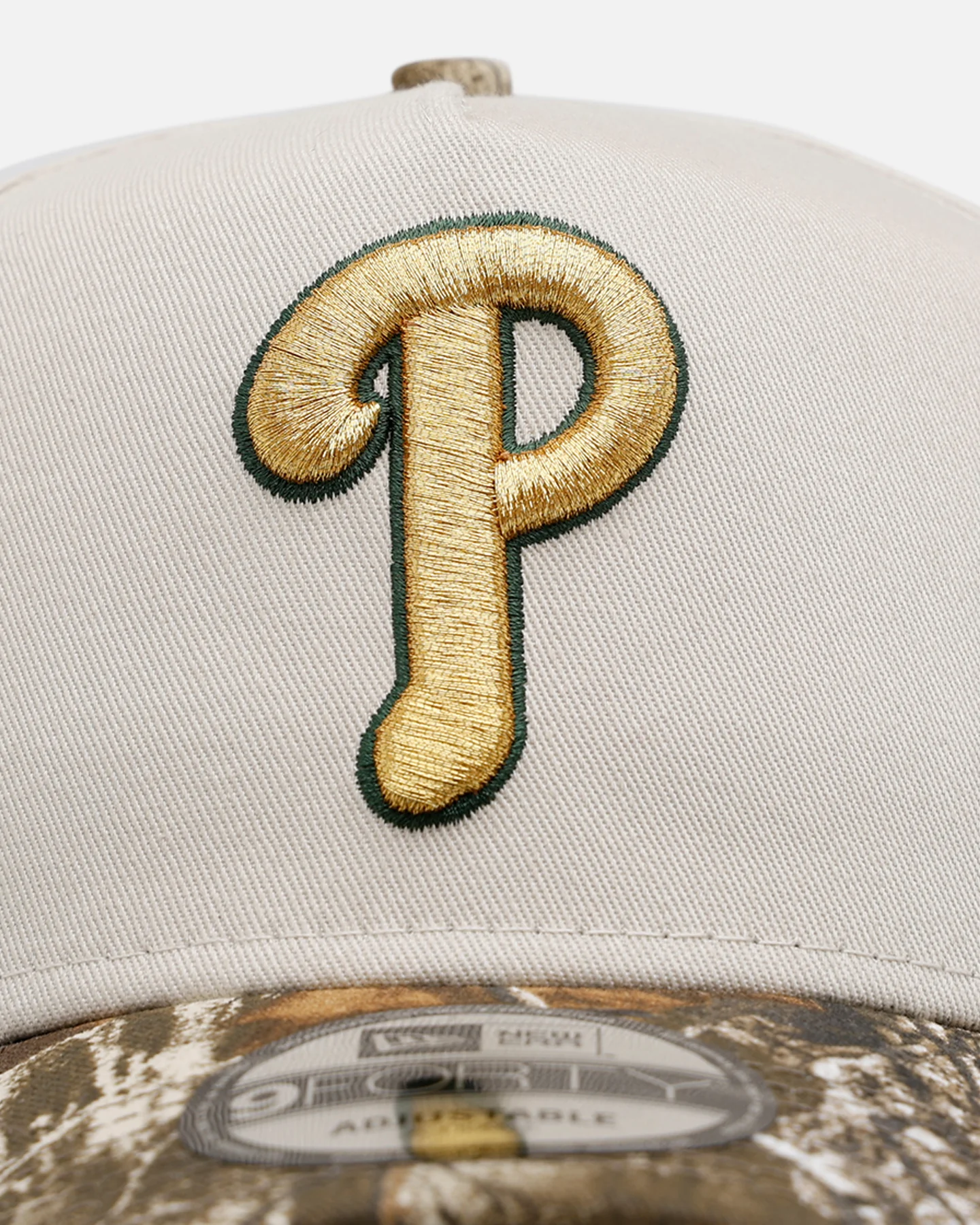New Era Philadelphia Phillies 'Stone Realtree' 9FORTY A-Frame Snapback Stone - Image 5