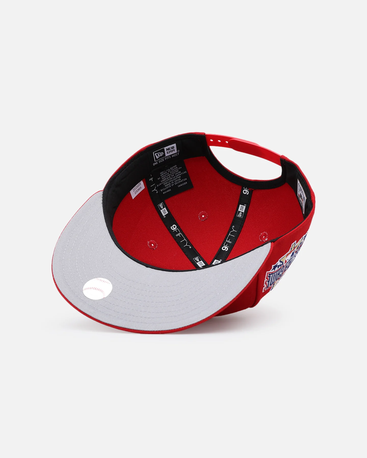 New Era Philadelphia Phillies 'Upside Down TMC' 9FIFTY Snapback Red - Image 6