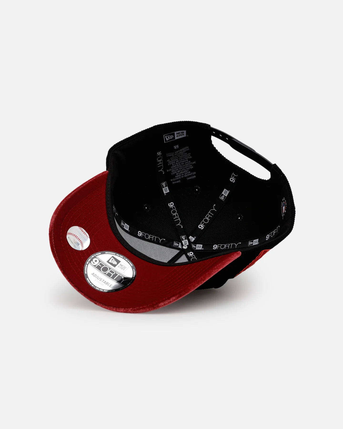 New Era Philadelphia Phillies 'Velvet Cord Certified Lover' 9FORTY A-Frame Premium Corduroy Snapback Black - Image 7