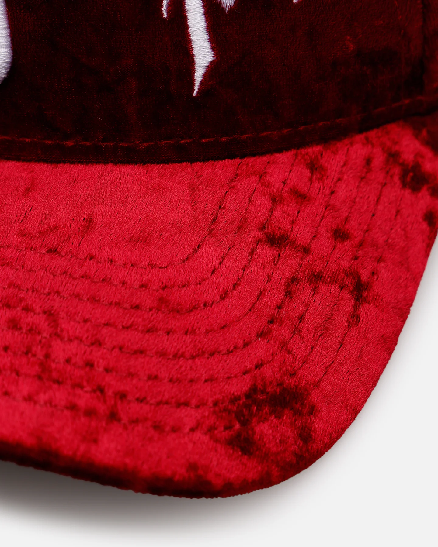 New Era Philadelphia Phillies 'Velvet Gothic Script' 9FORTY A-Frame Snapback Maroon - Image 2