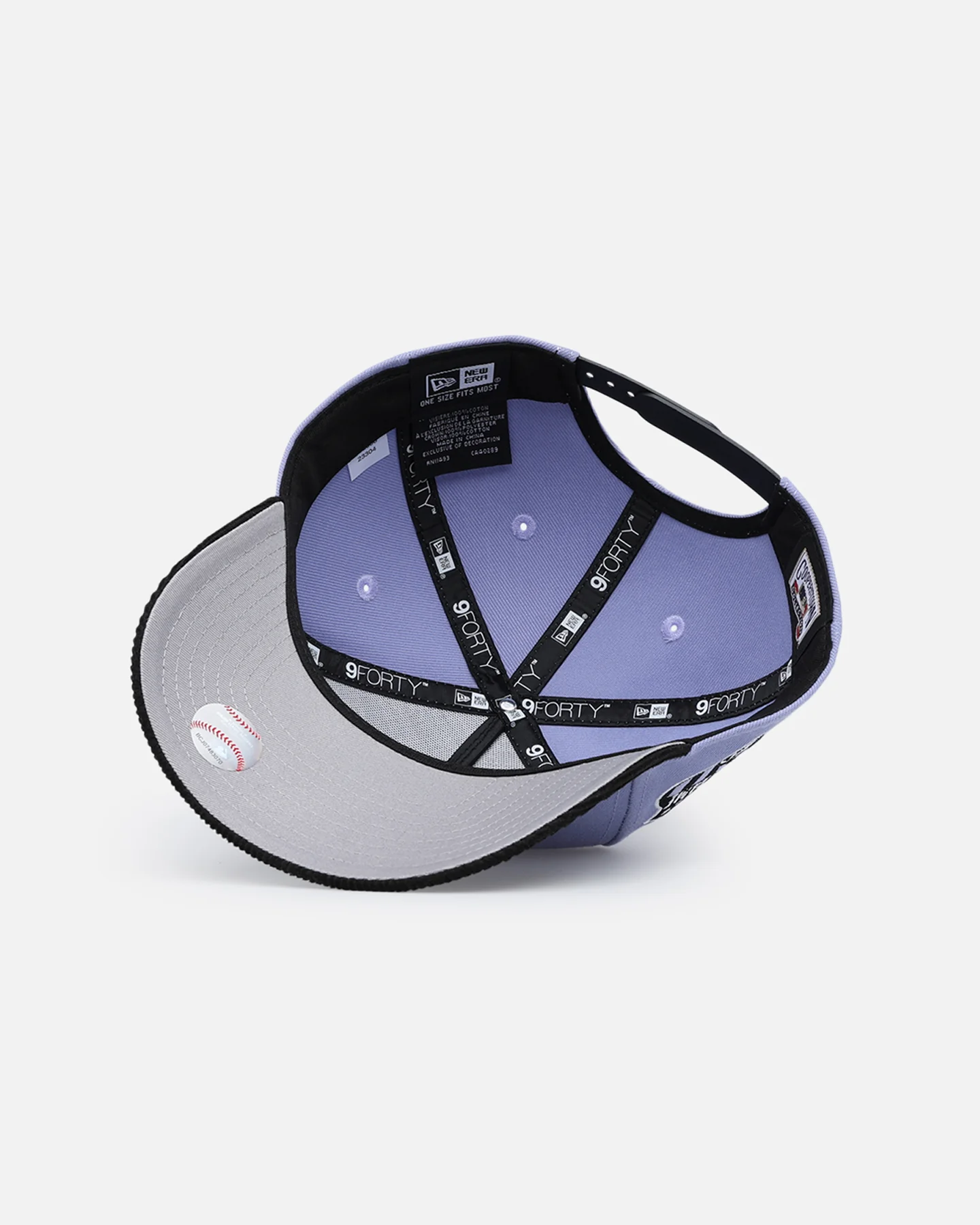 New Era Pittsburgh Pirates 9FORTY A-Frame Snapback Lavender/Black - Image 7