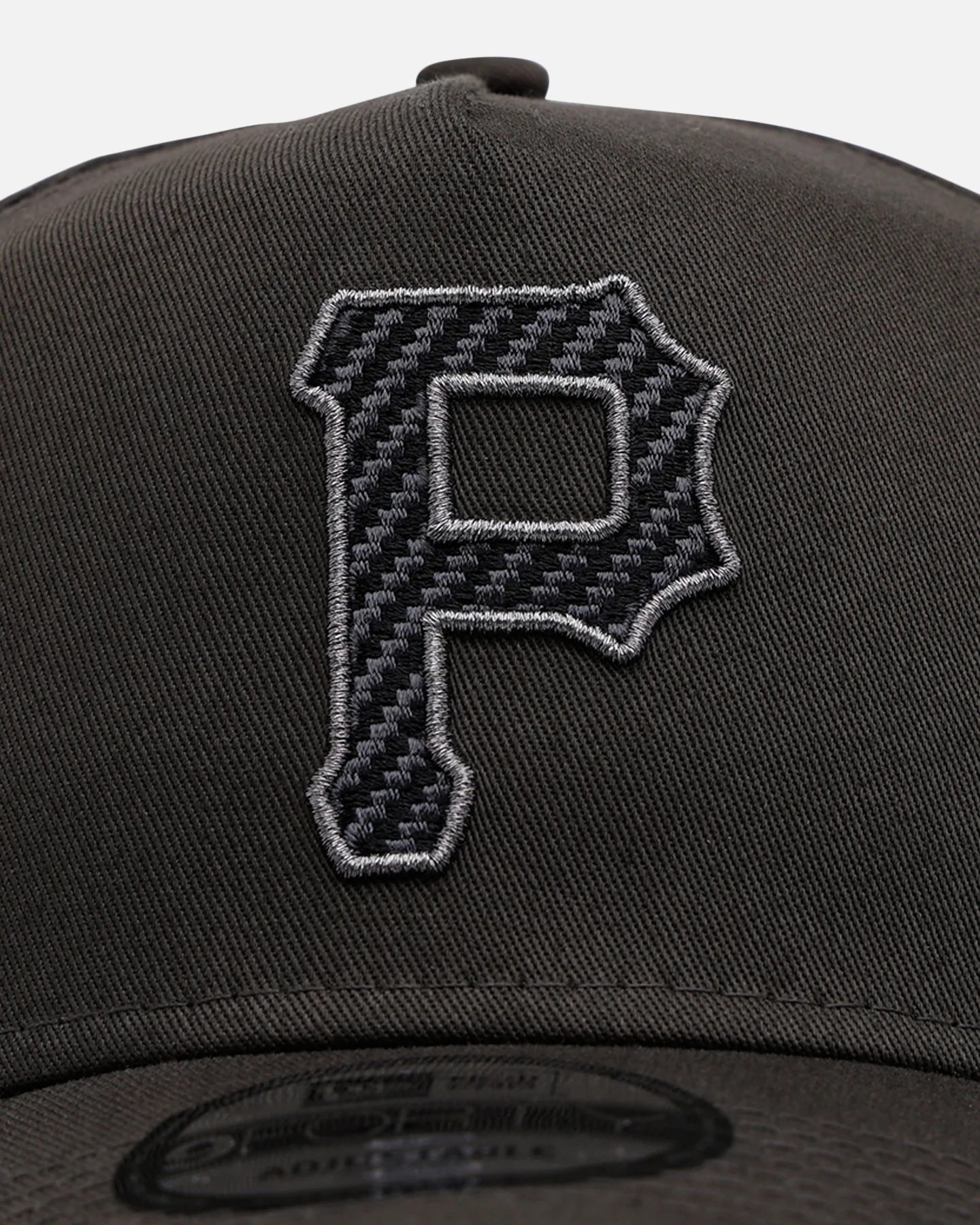 New Era Pittsburgh Pirates 'Carbon Weave' 9FORTY A-Frame Snapback Black - Image 5