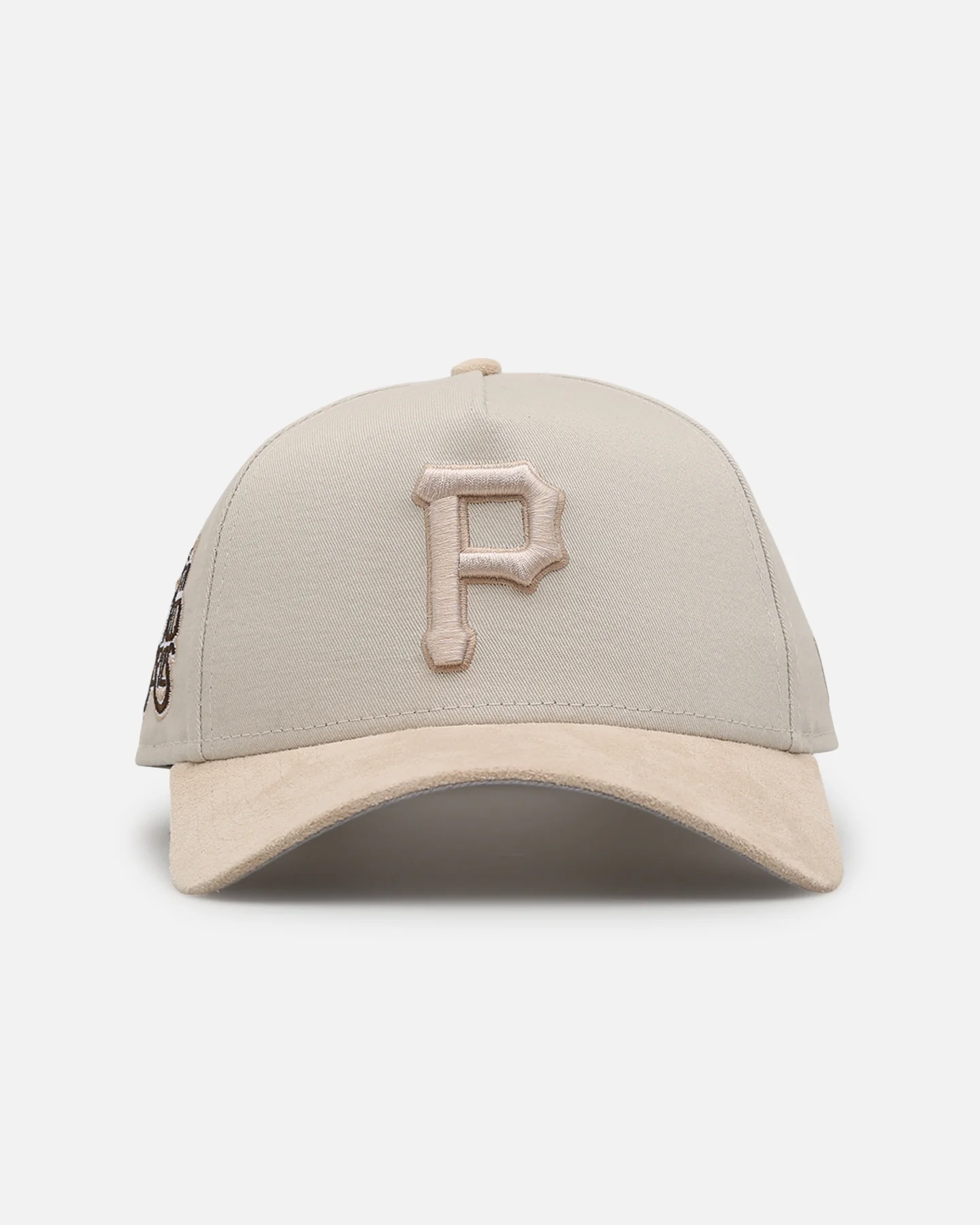 New Era Pittsburgh Pirates 'Cream Suede' 9FORTY A-Frame Strapback Stone/Oatmilk