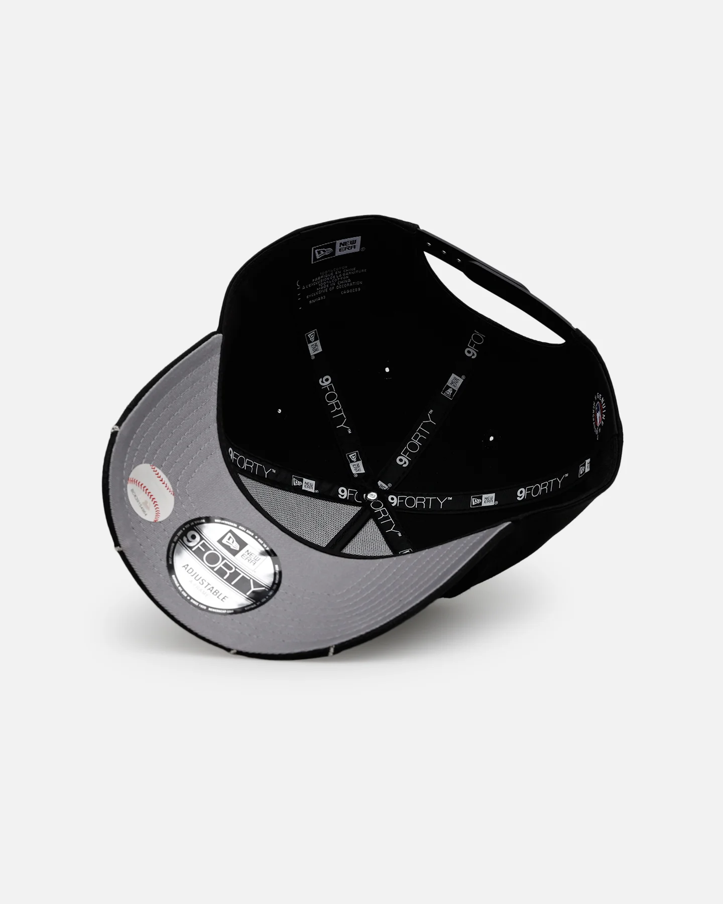 New Era Pittsburgh Pirates 'Spider Web Visor' 9FORTY A-Frame Snapback Black - Image 7