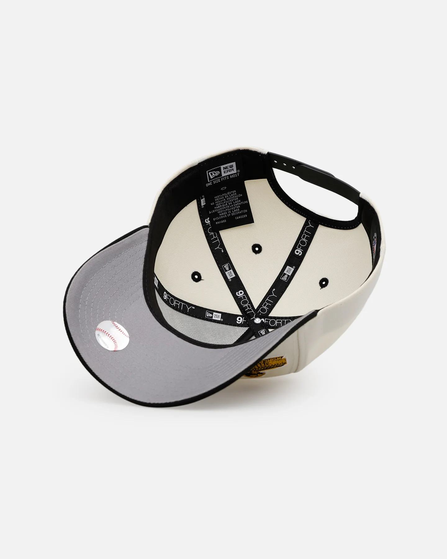 New Era Pittsburgh Pirates 'World Series Logo' 9FORTY A-Frame Snapback Chrome - Image 6
