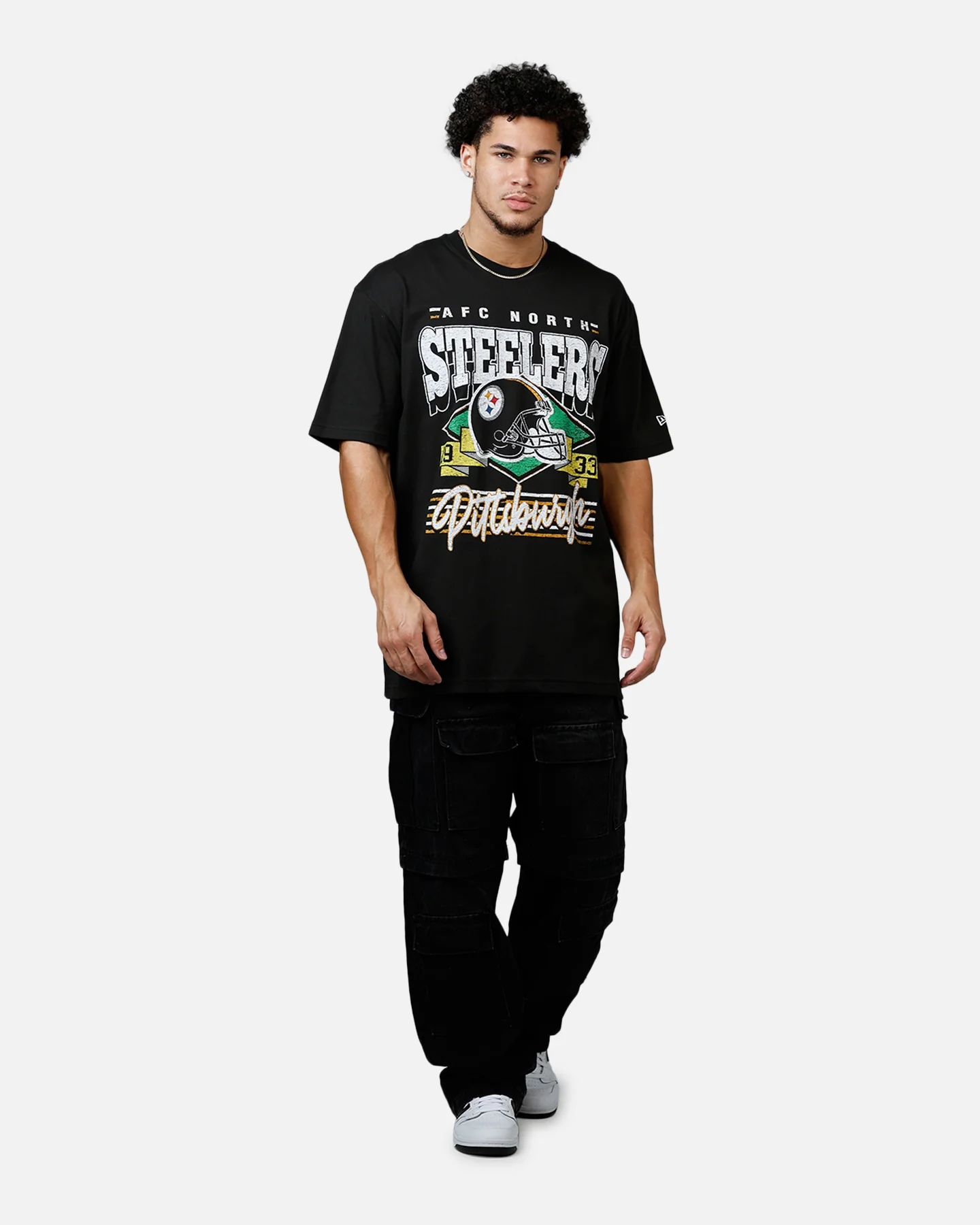 New Era Pittsburgh Steelers Sport Class T-Shirt Black - Image 3