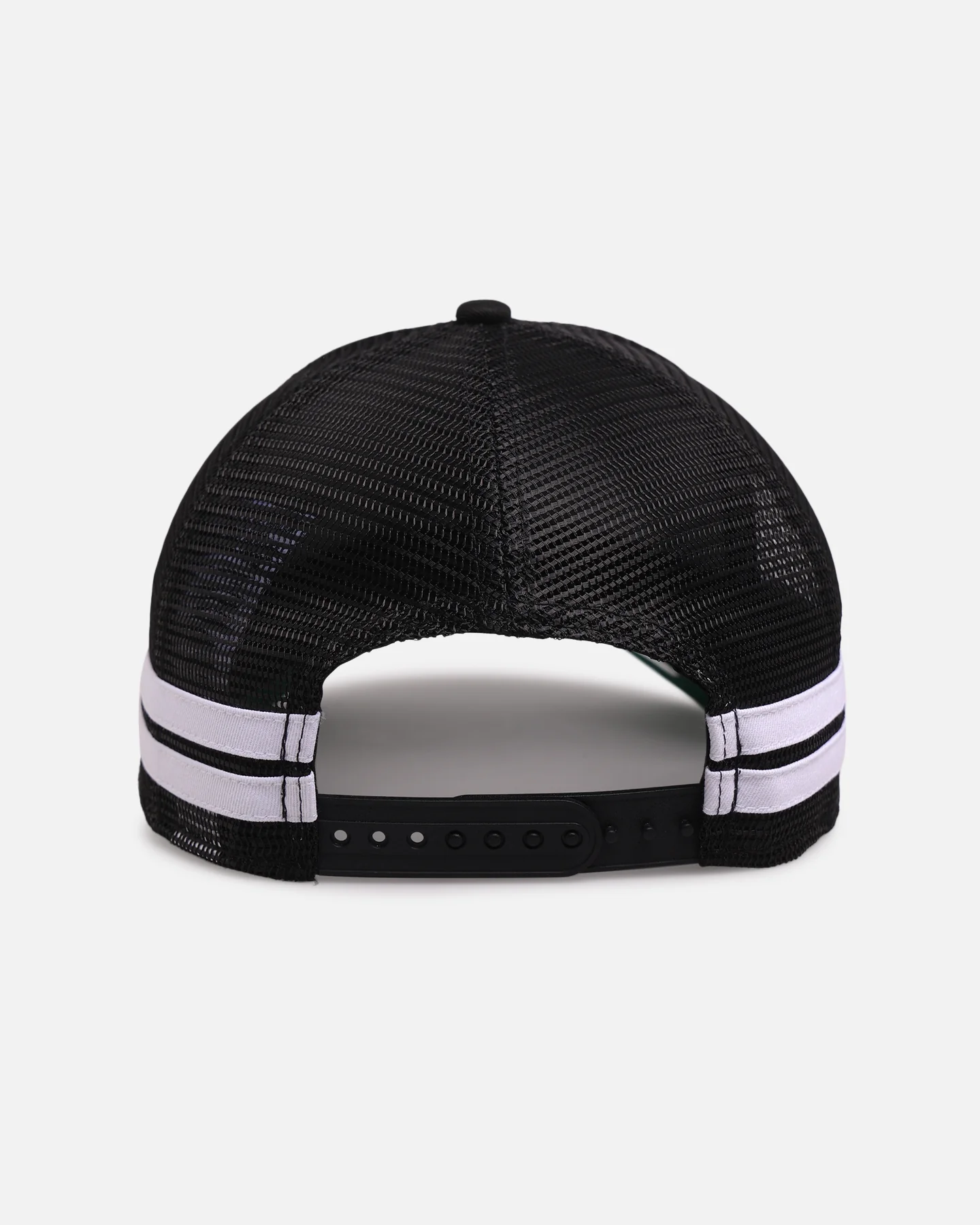 New Era Pittsburgh Steelers 'Stripe' 9FORTY A-Frame Trucker Snapback Black/White - Image 2