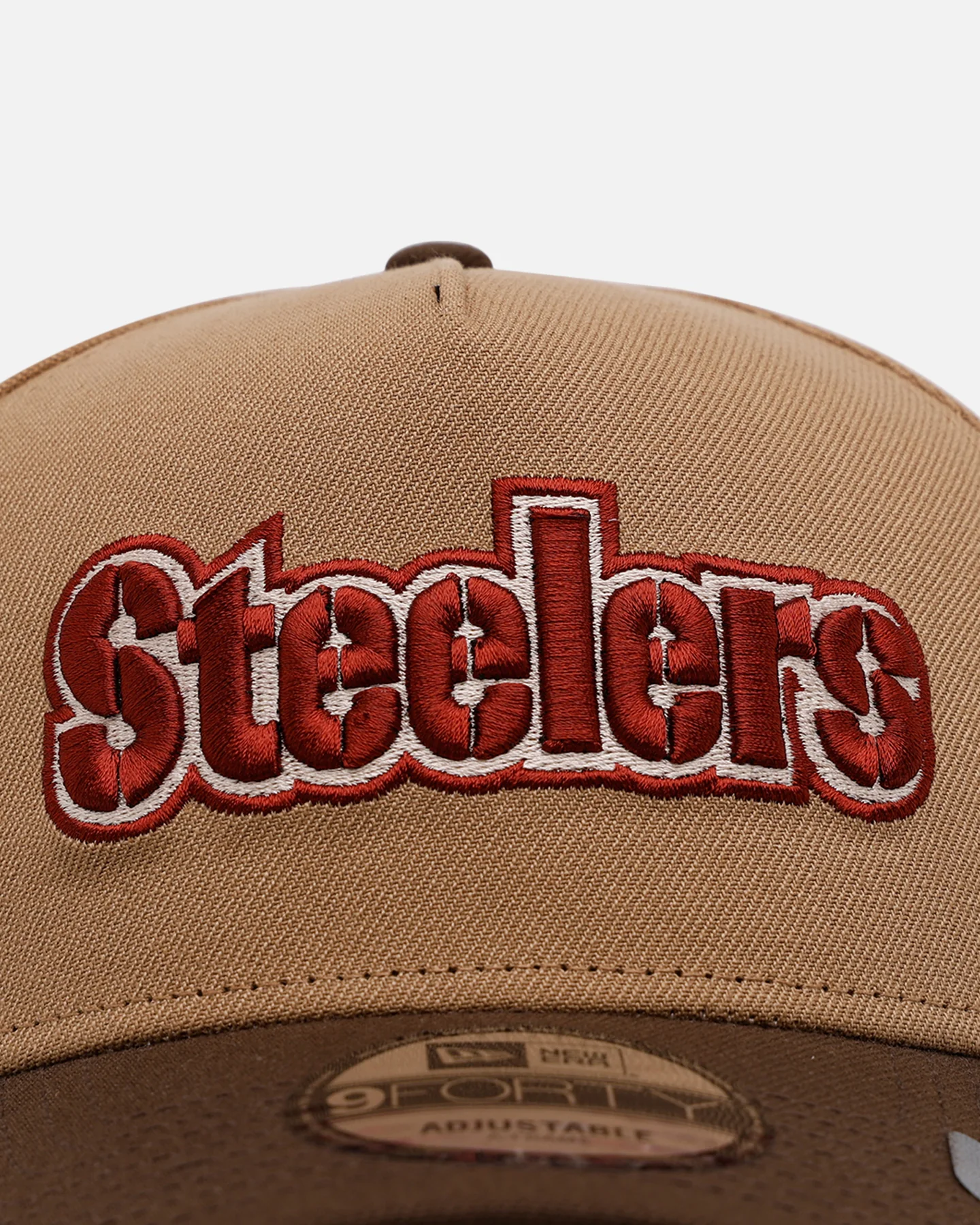 New Era Pittsburgh Steelers 'Thanksgiving Football' 9FORTY A-Frame Snapback Khaki - Image 5