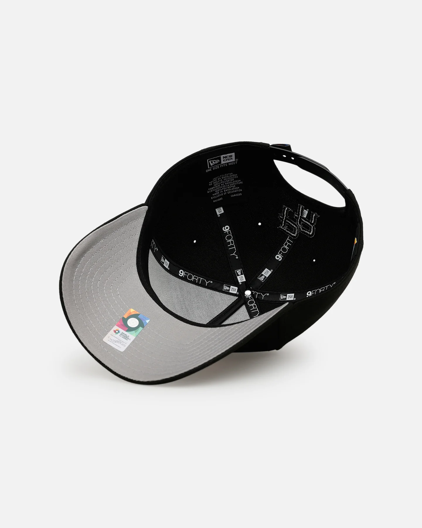 New Era Puerto Rico National Baseball Team 'Summer Flowers' 9FORTY A-Frame Snapback Black - Image 6