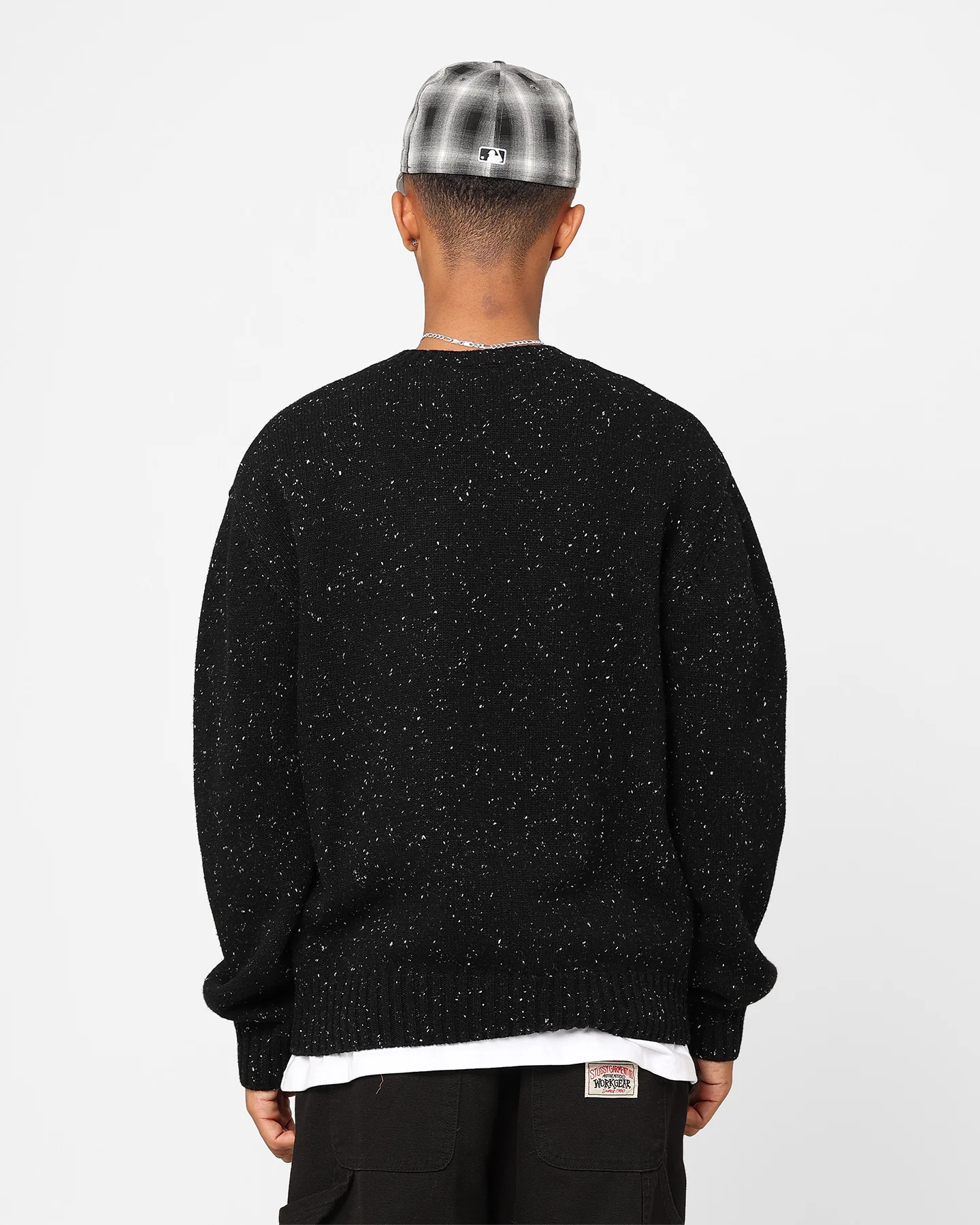 New Era New York Yankees Oversized Knit Sweater Black - Image 4
