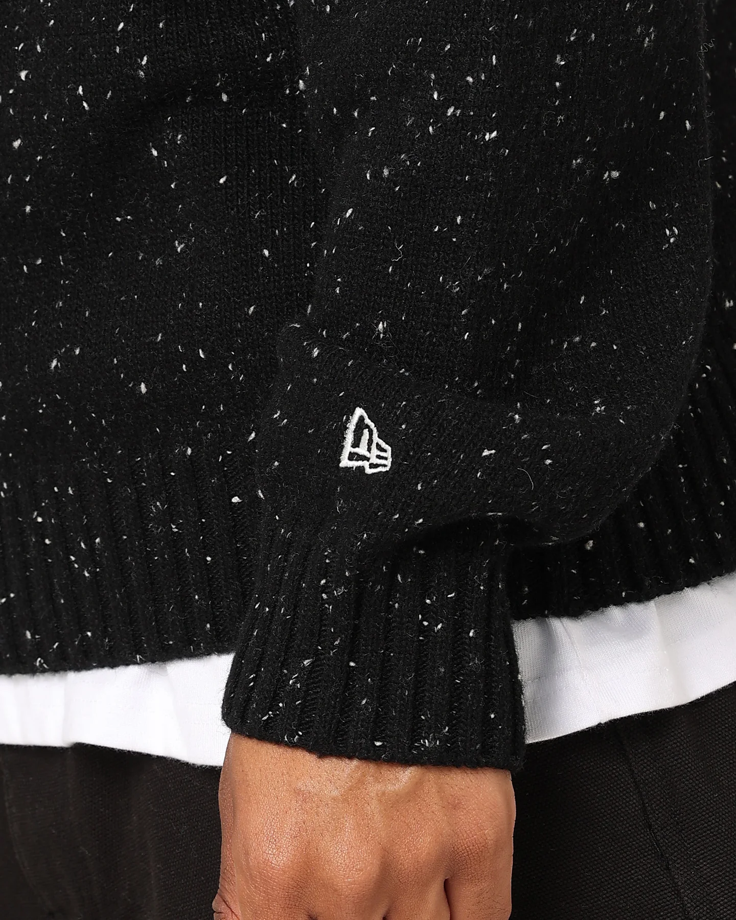 New Era New York Yankees Oversized Knit Sweater Black - Image 7