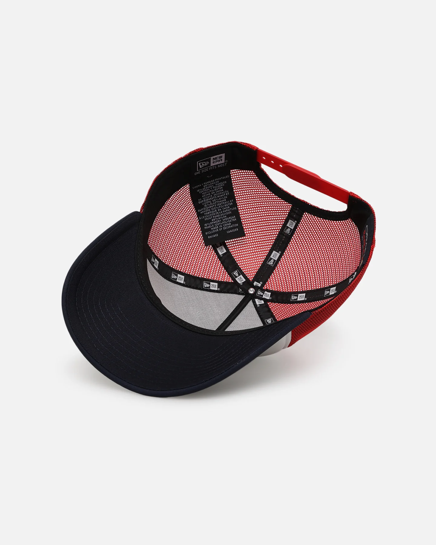 New Era Red Bull F1 Colour Block 9FORTY Trucker Snapback White - Image 6