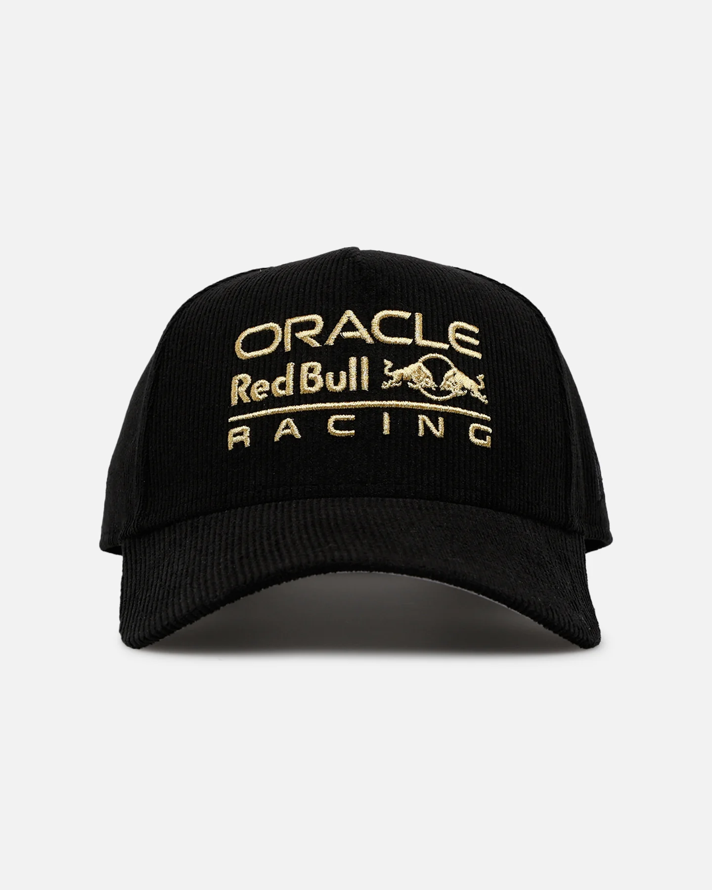 New Era Red Bull Racing 'Red Bull' 9FORTY A-Frame Corduroy Snapback Black/Gold