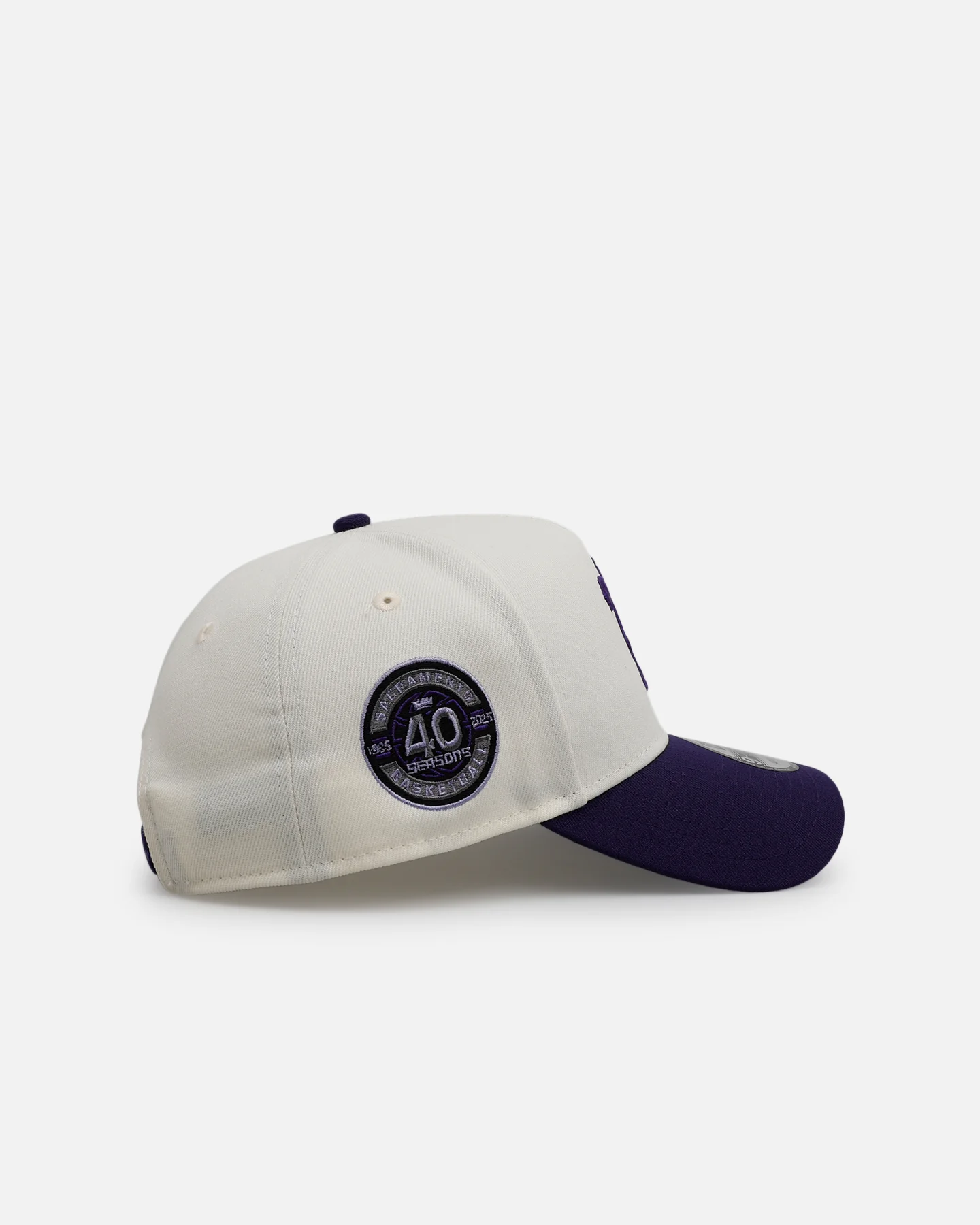New Era Sacramento Kings 'Purple Haze 2.0' 9FORTY A-Frame Snapback Chrome/Purple - Image 3