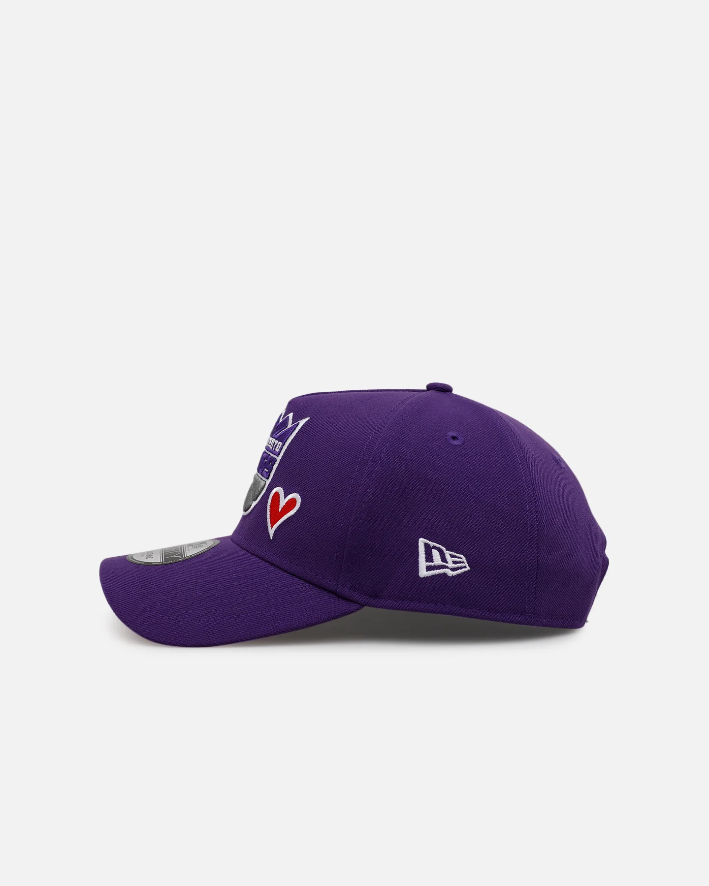 New Era Sacramento Kings 'Team Color Hearts' 9FORTY A-Frame Snapback Official Team Color - Image 4