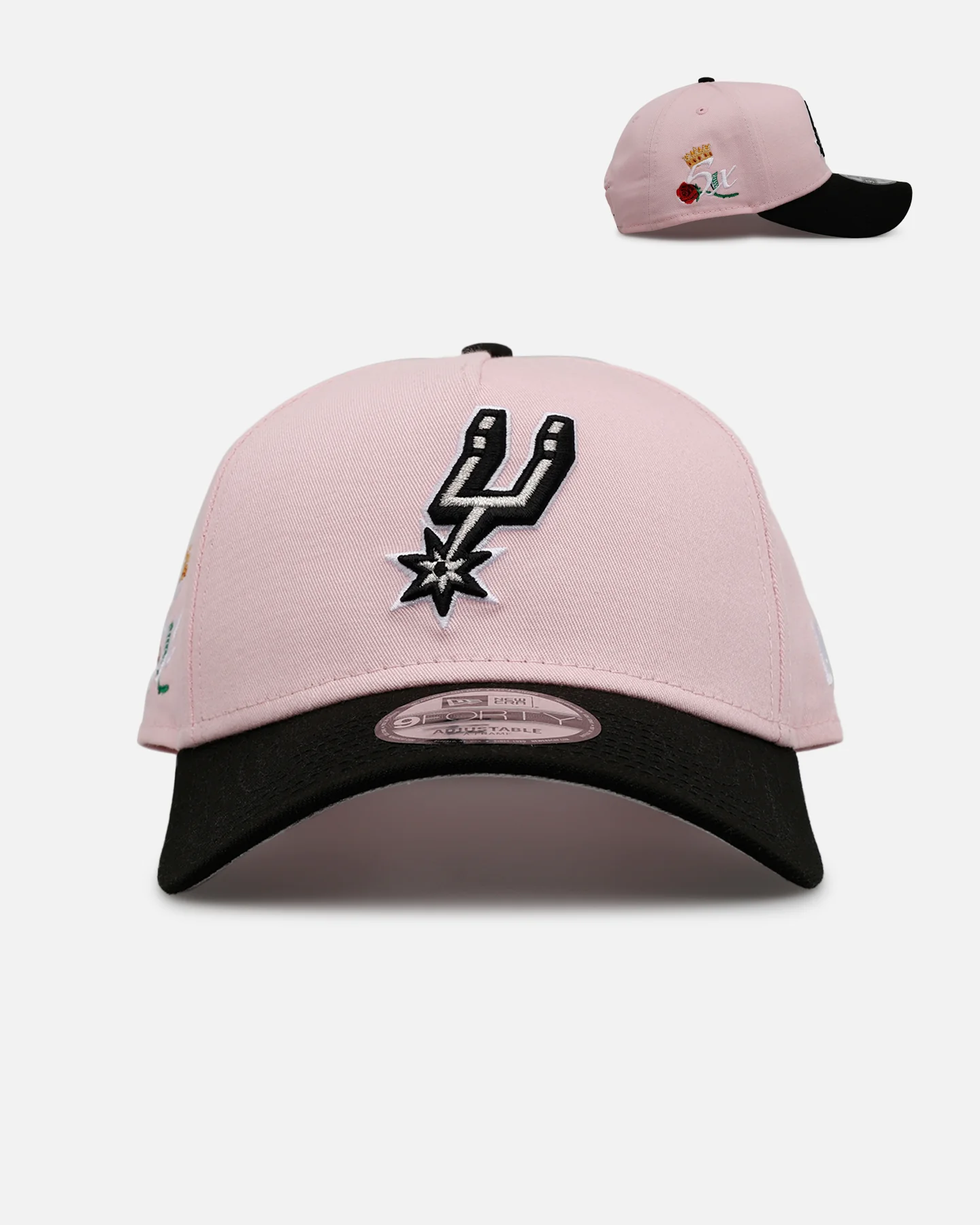 New Era San Antonio Spurs 'Pink Crown' 9FORTY A-Frame Snapback Pink
