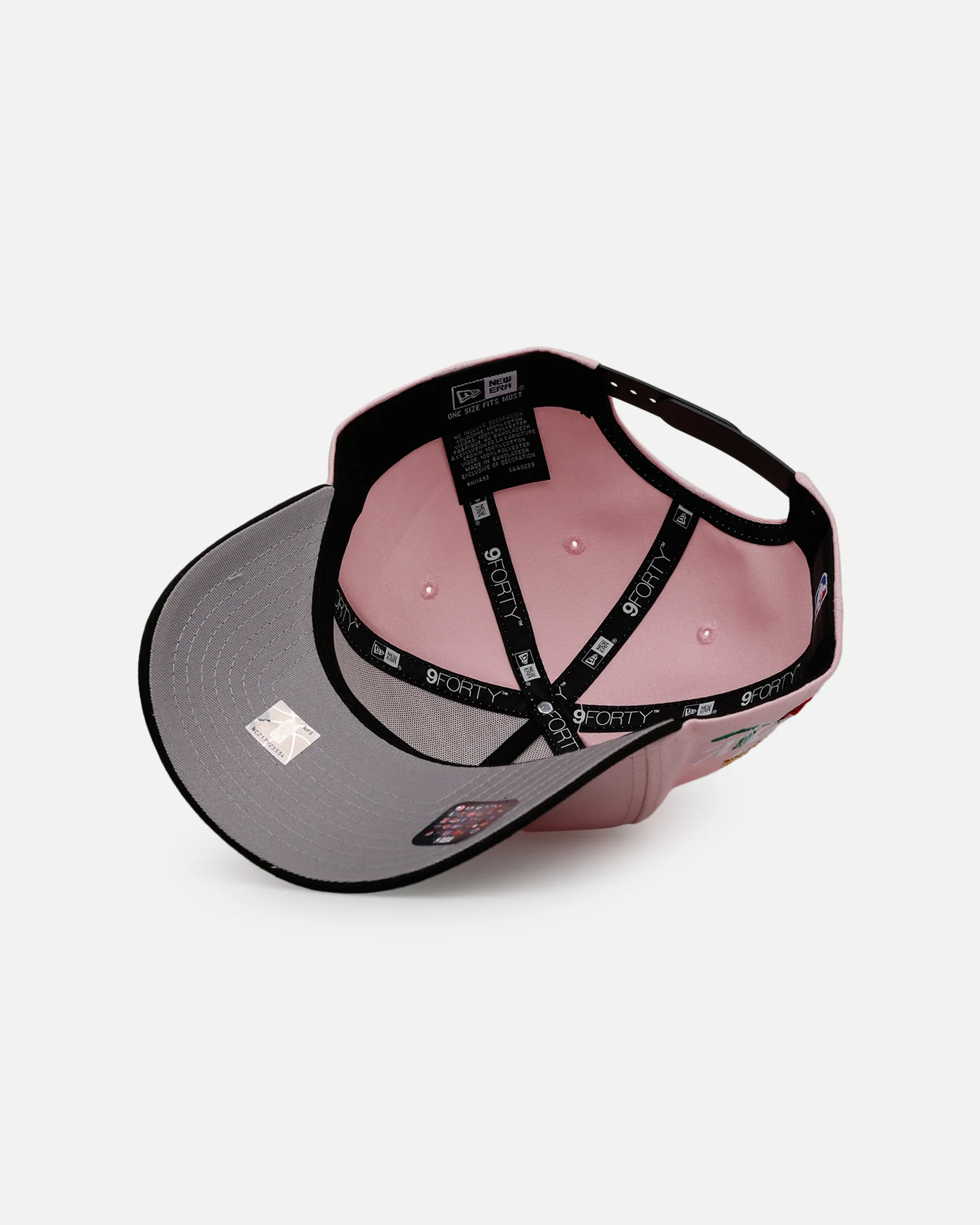 New Era San Antonio Spurs 'Pink Crown' 9FORTY A-Frame Snapback Pink - Image 6