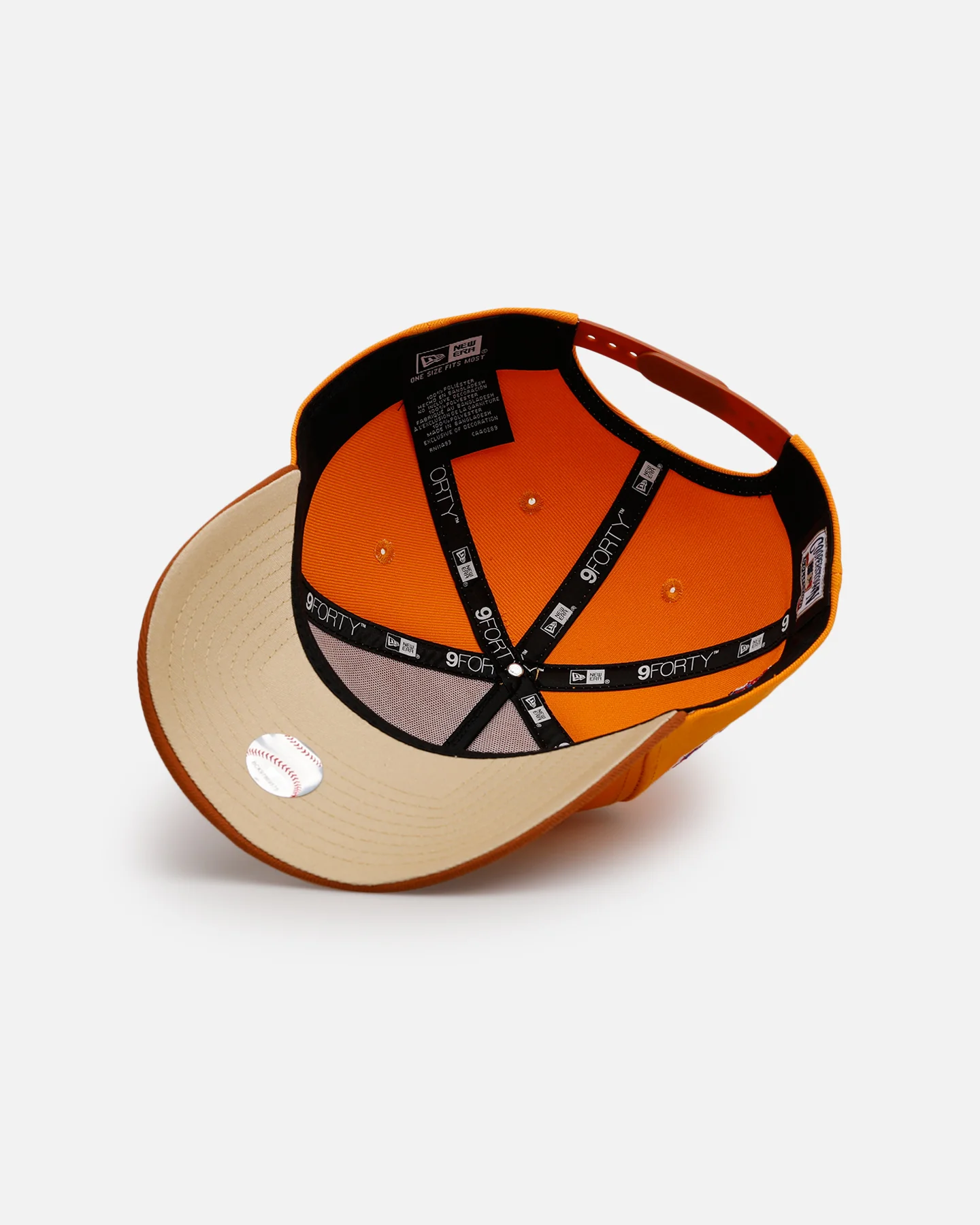 New Era San Diego Padres 'Beer' 9FORTY A-Frame Snapback Gold/Brown - Image 6