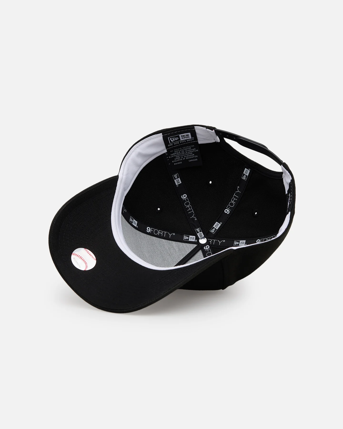 New Era San Diego Padres 'Black' 9FORTY A-Frame Snapback Black/White - Image 6