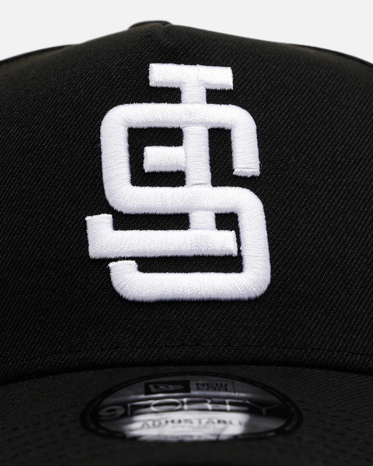 New Era San Francisco Giants 'Black White Upside Down Logo' 9FORTY A-Frame Snapback Black/White - Image 5