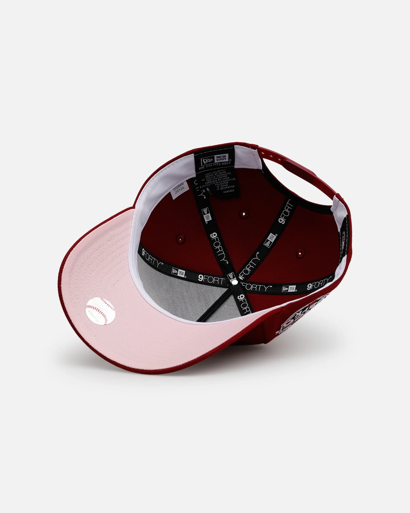 New Era San Diego Padres 'Candy Apple' 9FORTY A-Frame Snapback Cardinal - Image 6