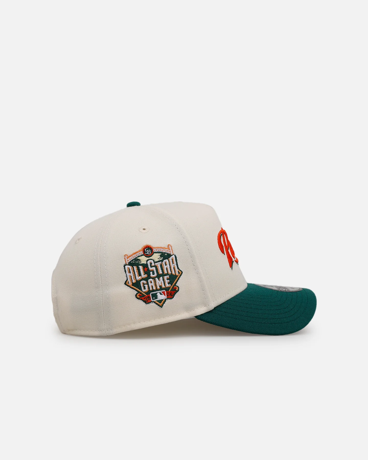 New Era San Diego Padres 'Citrus' 9FORTY A-Frame Snapback Chrome/Green/Orange - Image 3