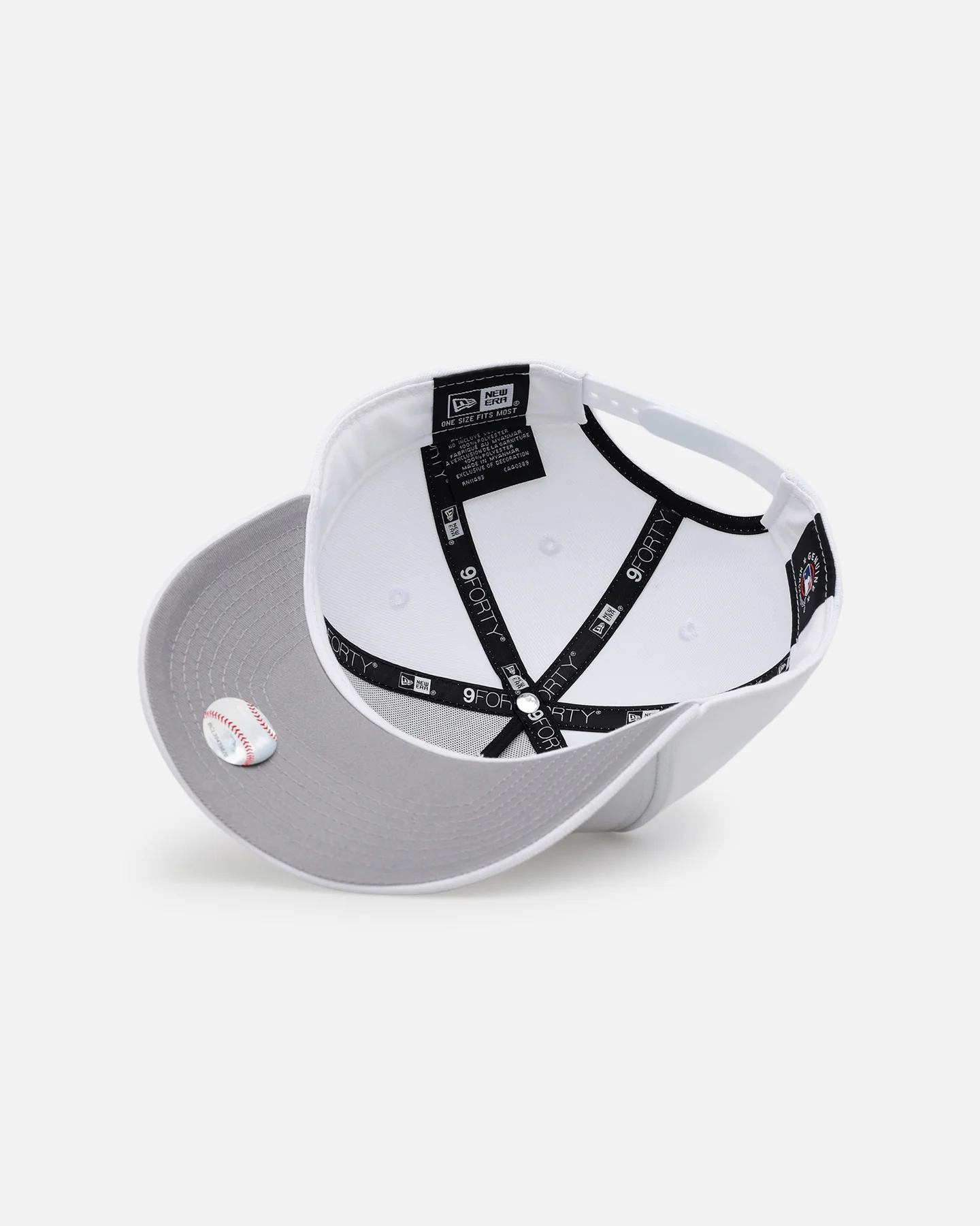 New Era San Diego Padres 'Easy White' 9FORTY A-Frame Snapback White/White - Image 6