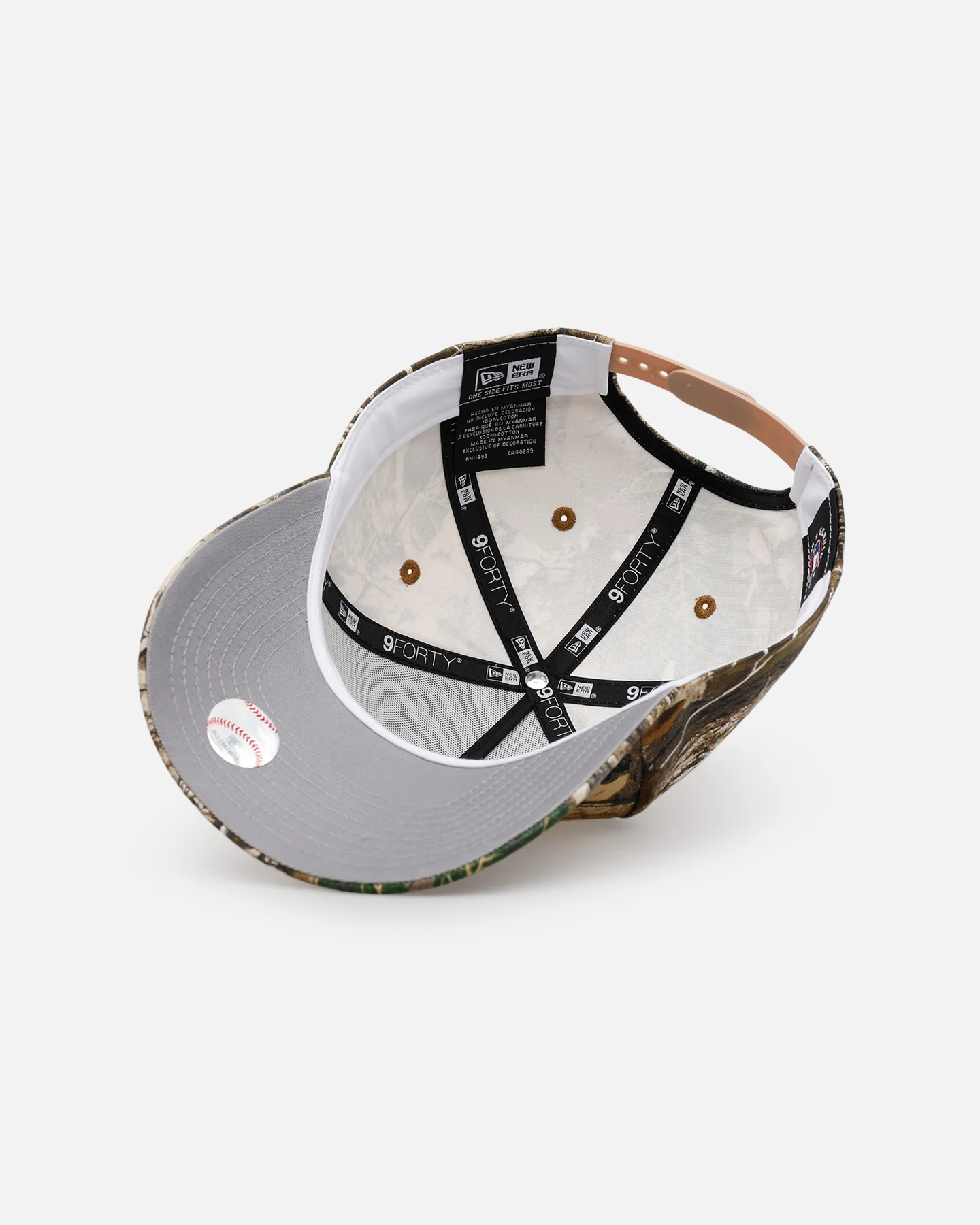 New Era San Diego Padres 'Great Outdoors Part II' 9FORTY A-Frame Snapback Real Tree Camo - Image 6