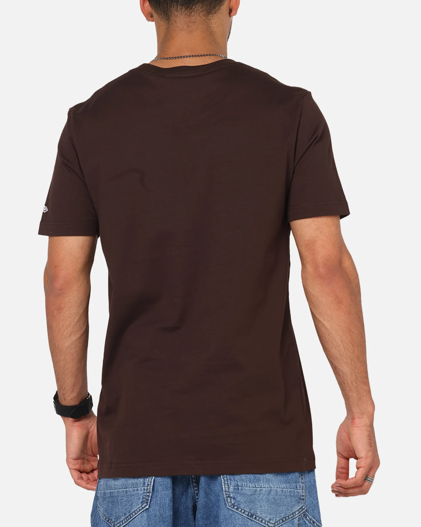 New Era San Diego Padres 'Hyperfly Katakana x MLB' T-Shirt Dark Brown - Image 3