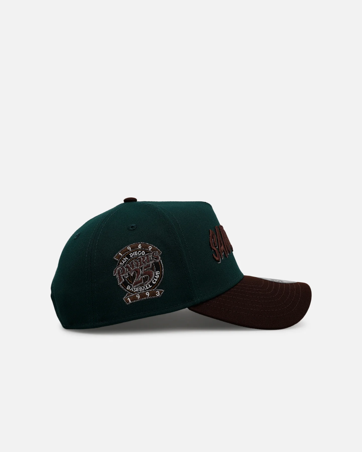 New Era San Diego Padres 'Rainforest' 9FORTY A-Frame Snapback Green/Brown - Image 3