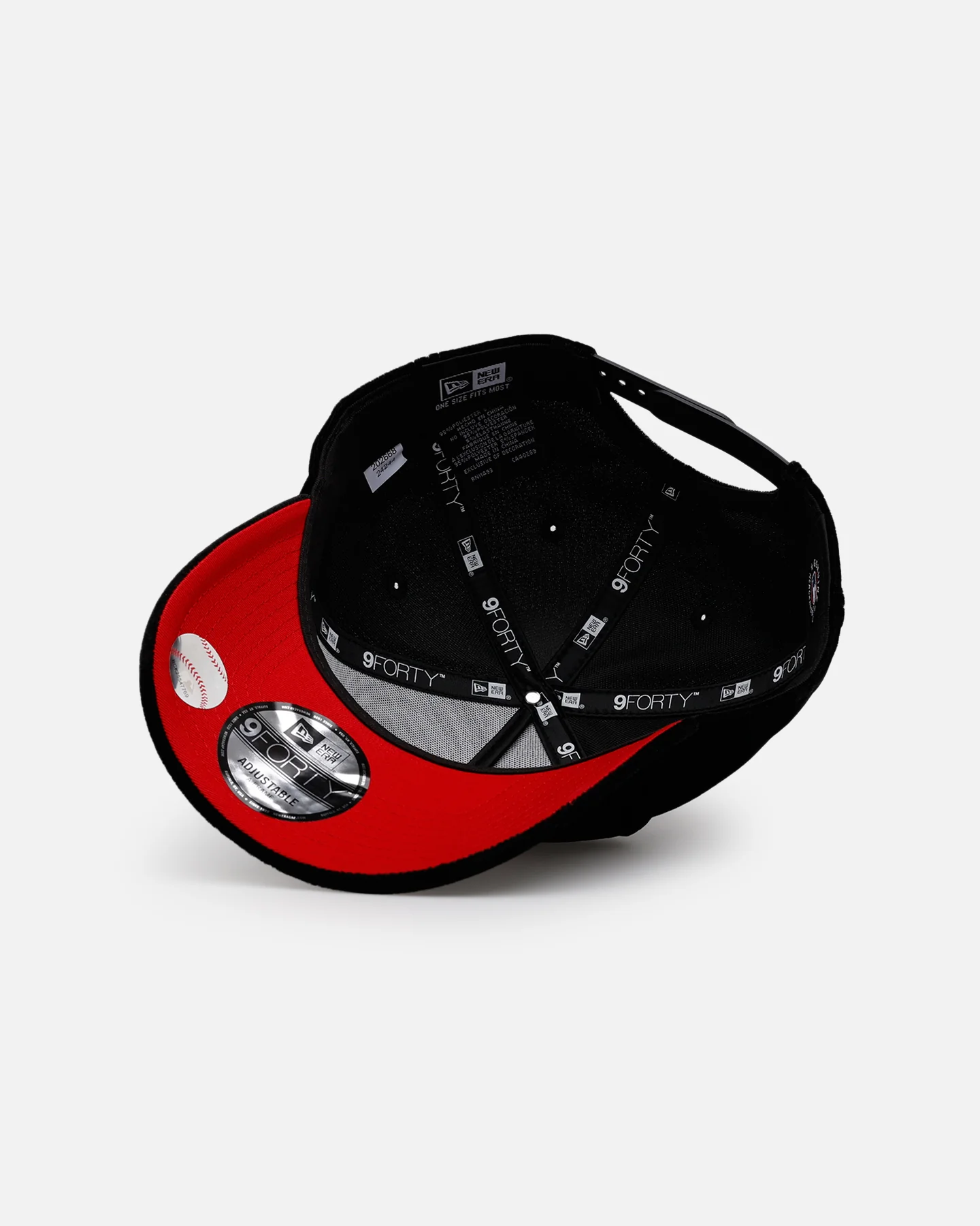 New Era San Diego Padres 'Spider Web' 9FORTY A-Frame Snapback Black/Red - Image 7