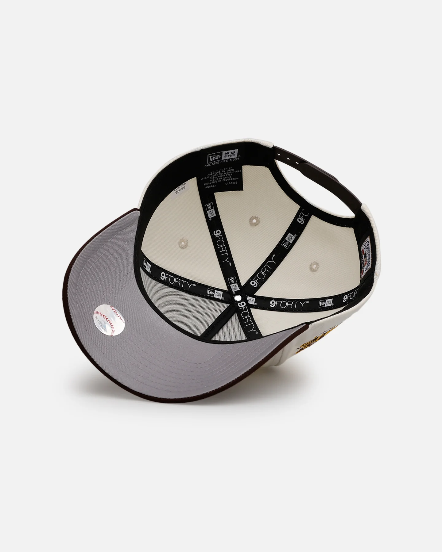 New Era San Diego Padres 'Team Color Visor' 9FORTY A-Frame Snapback Chrome/Official Team Color - Image 6