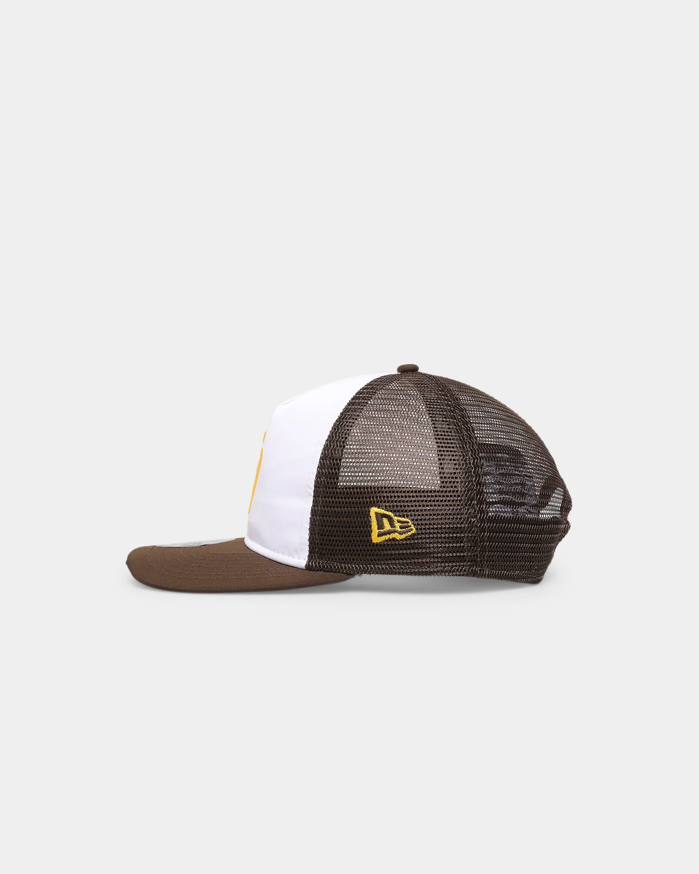 New Era San Diego Padres 'Team Two-Tone' Prolight Old Golfer Trucker Snapback White/OTC - Image 5