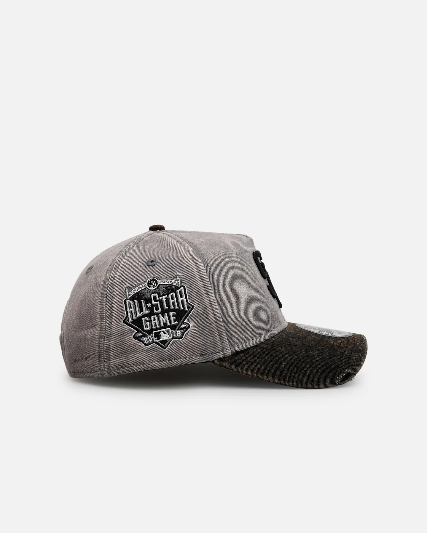 New Era San Diego Padres 'Washed Storm Gray' 9FORTY A-Frame Snapback Gray - Image 3