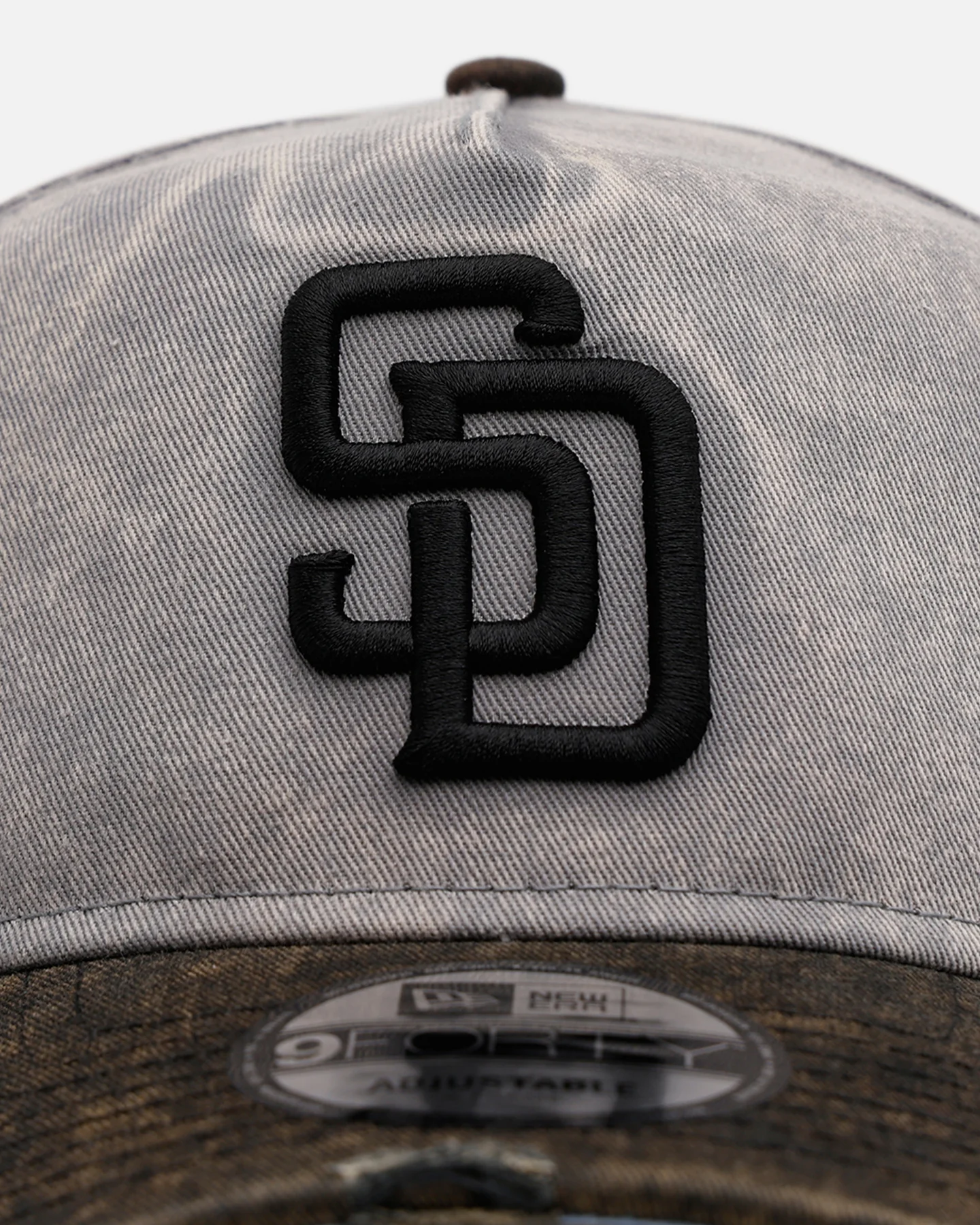 New Era San Diego Padres 'Washed Storm Gray' 9FORTY A-Frame Snapback Gray - Image 5