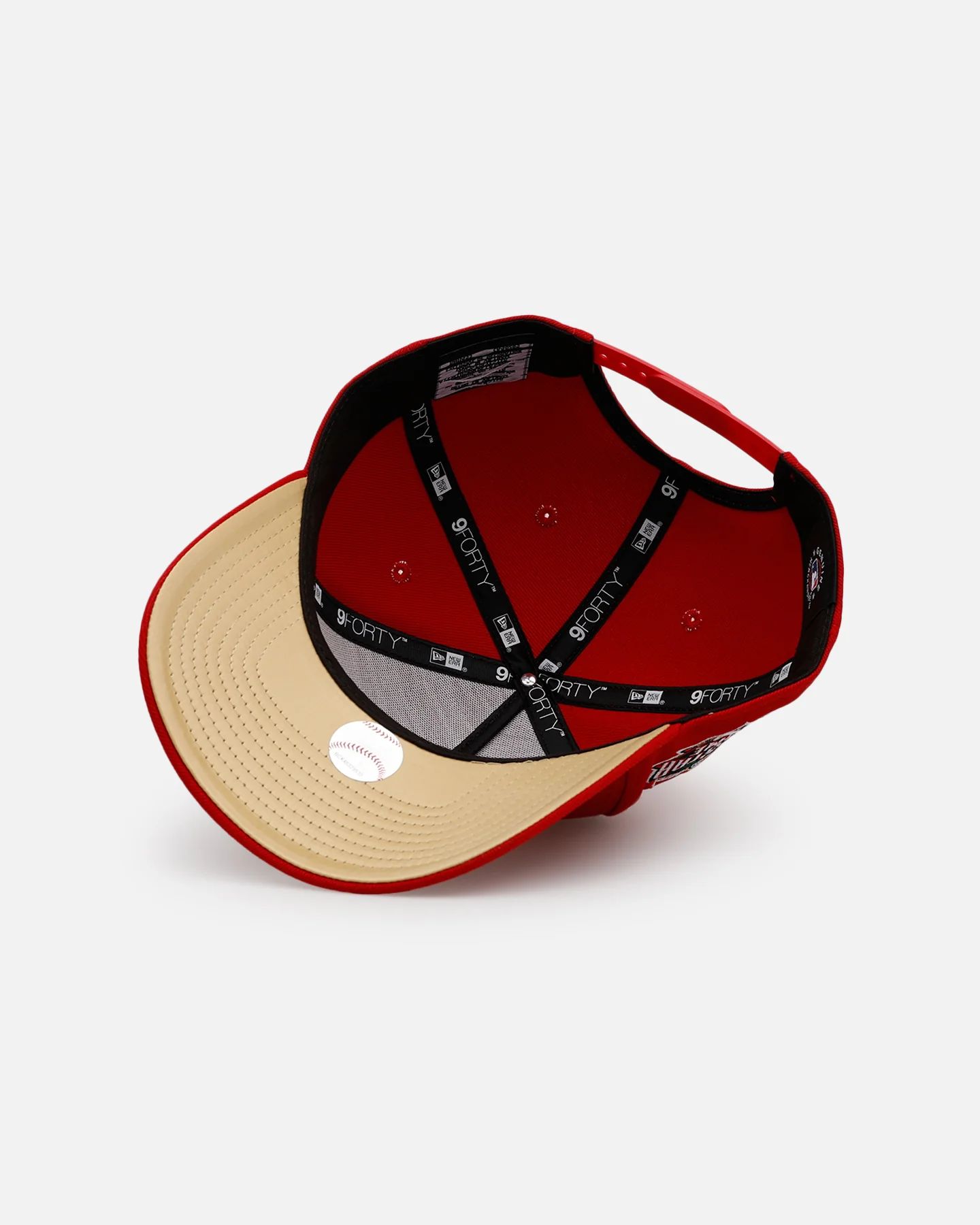 New Era San Diego Padres 'Year Of The Snake' 9FORTY A-Frame Snapback Red/Gold - Image 6
