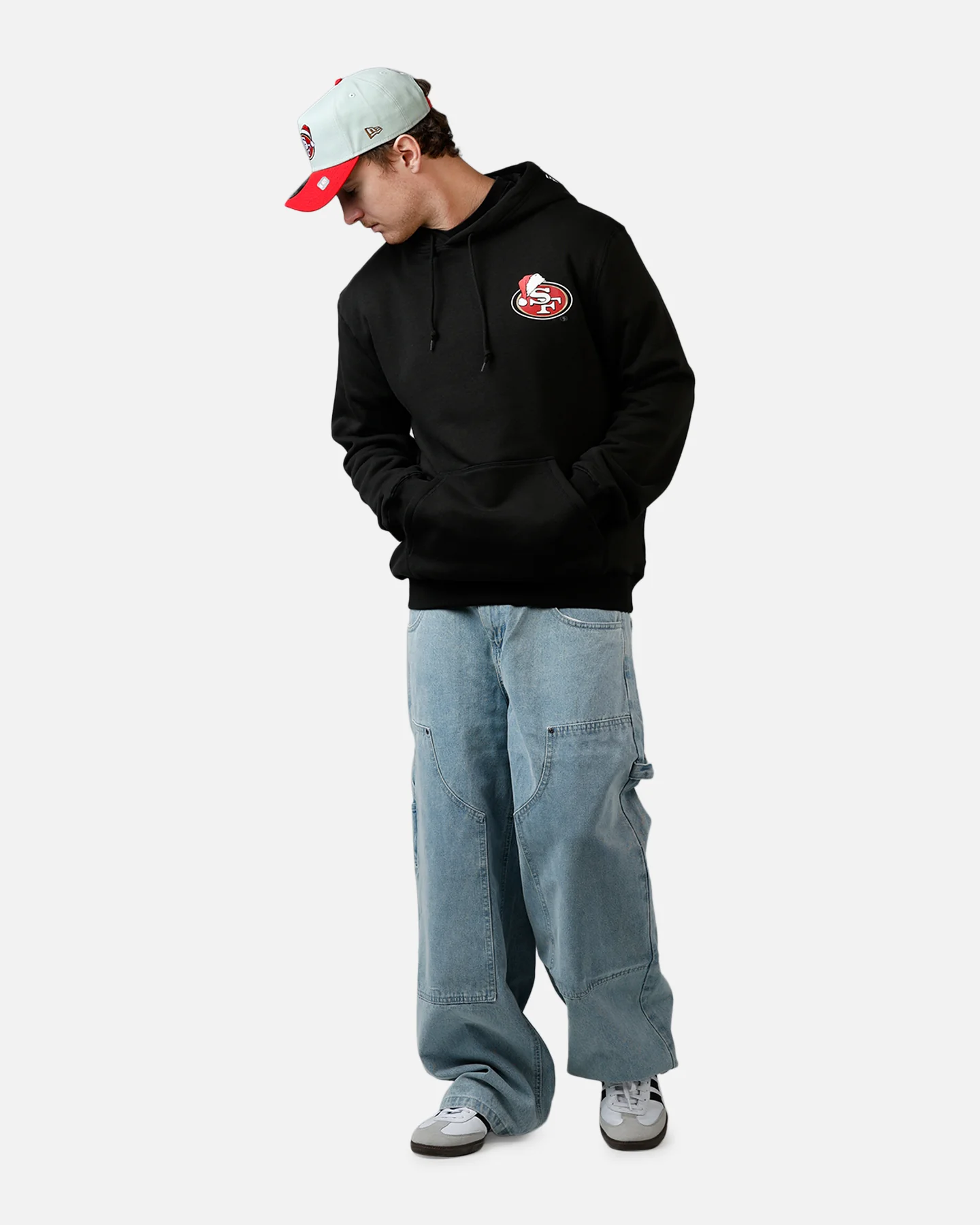 New Era San Francisco 49ers All I Want For Christmas Hoodie Black - Image 3