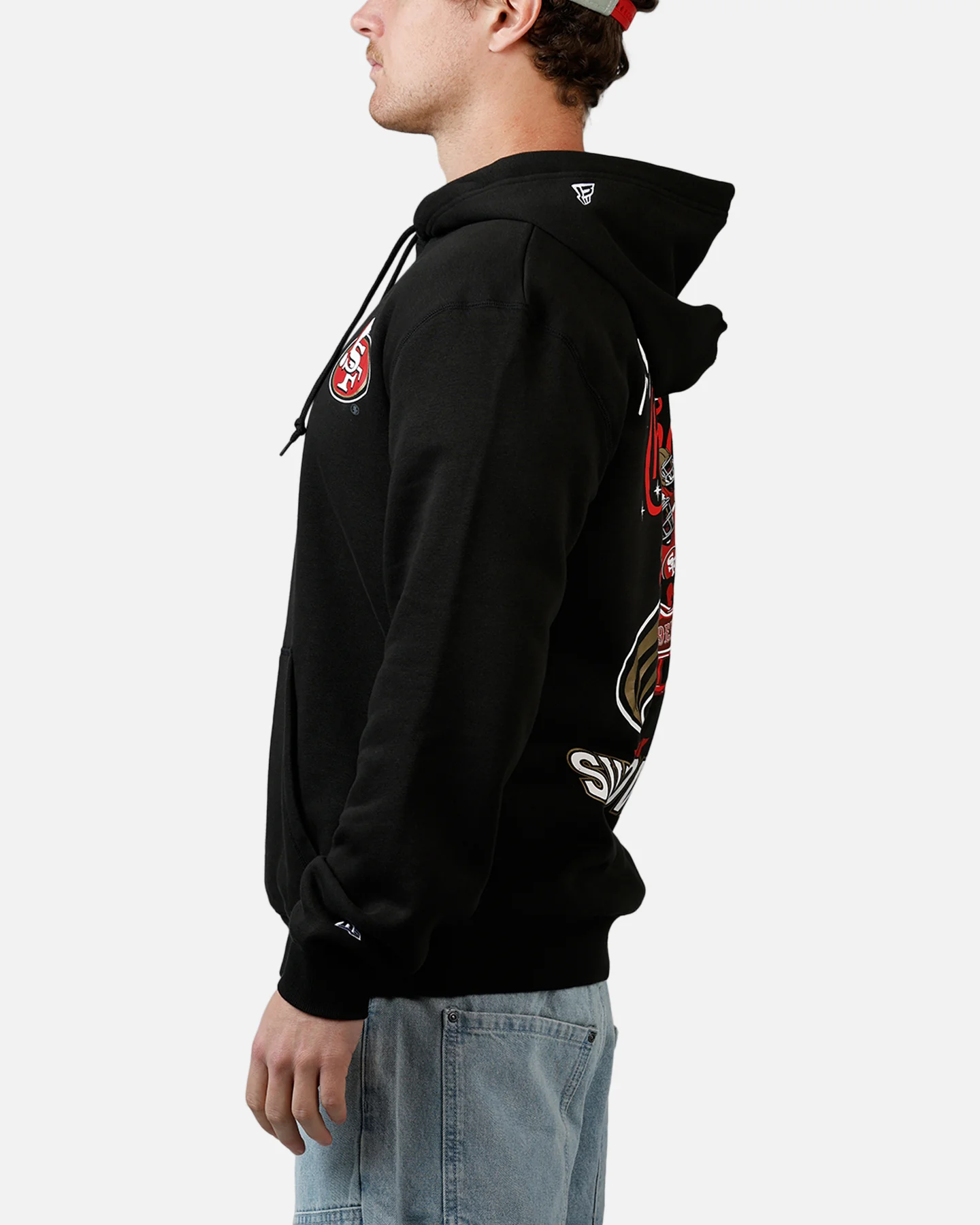 New Era San Francisco 49ers All I Want For Christmas Hoodie Black - Image 5