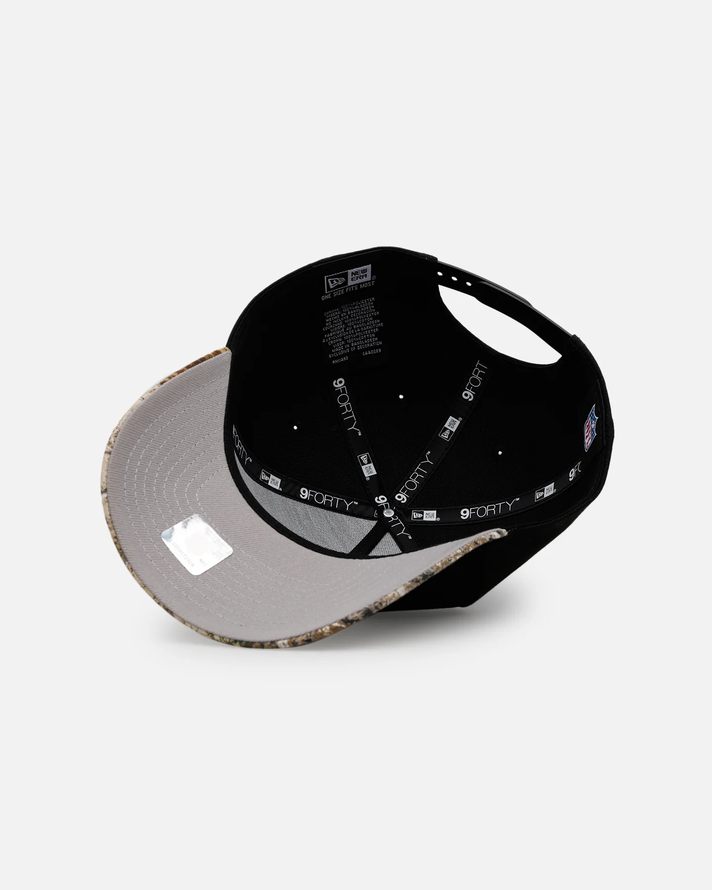 New Era San Francisco 49ers 'Black Crown Realtree Visor' 9FORTY A-Frame Snapback Realtree Edge/Black - Image 6