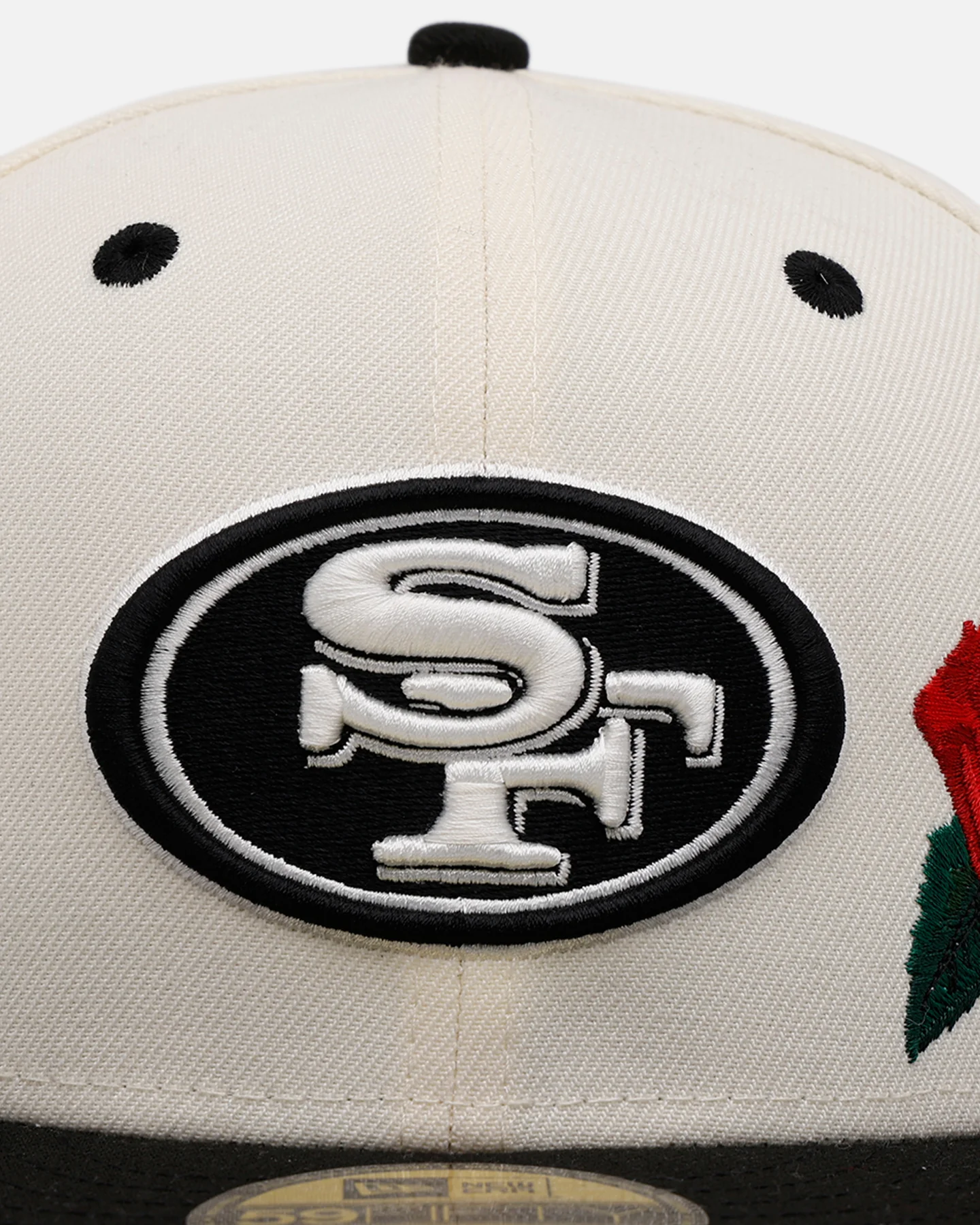New Era San Francisco 49ers 'Chrome Black Roses' 59FIFTY Fitted Chrome/Black - Image 5